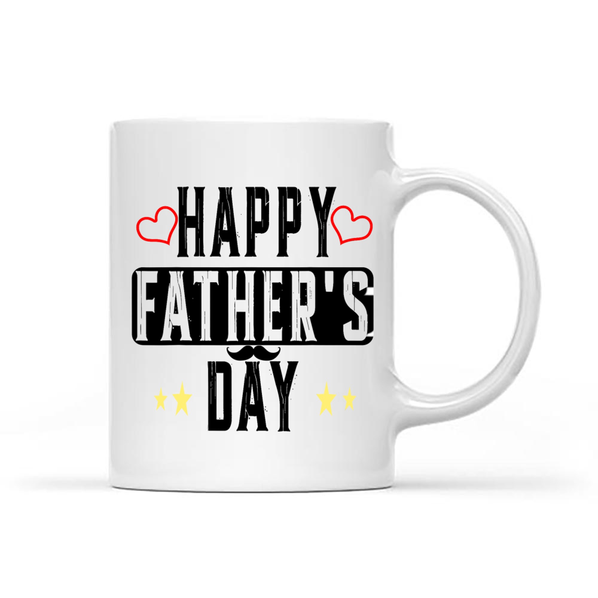 Happy Father's Day Vintage Retro Gift Dad Grandpa Mug