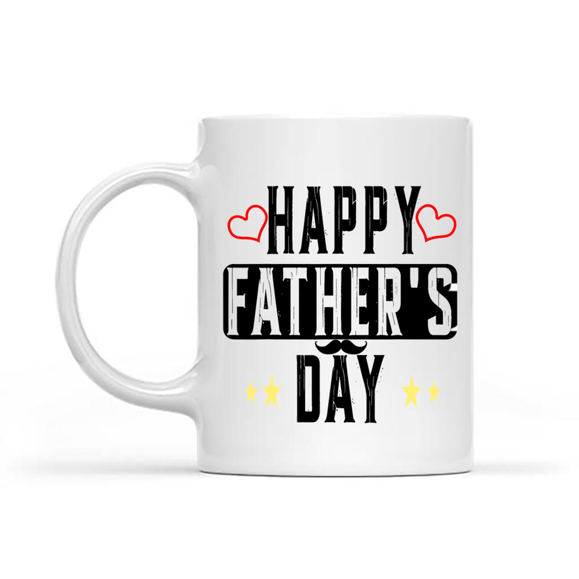 Happy Father's Day Vintage Retro Gift Dad Grandpa Mug