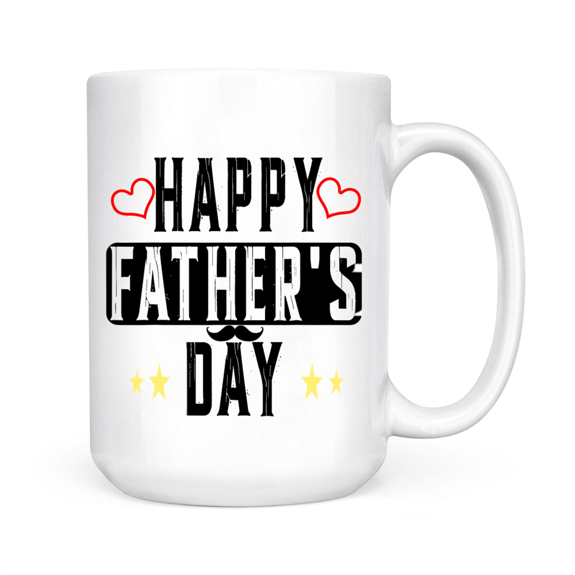 Happy Father's Day Vintage Retro Gift Dad Grandpa Mug