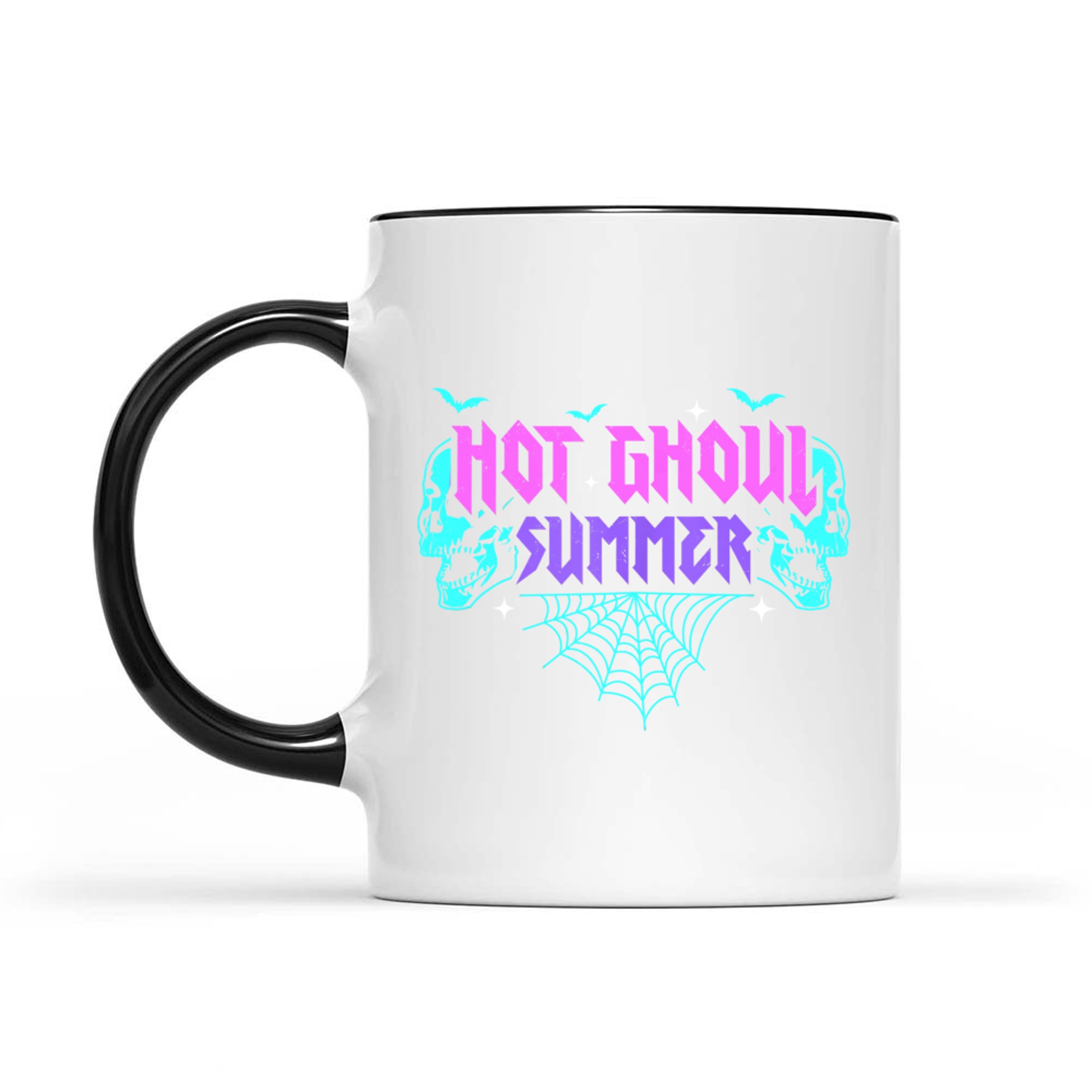 Hot Ghoul Summer Pastel Goth Gothic Funny Halloween Skeleton Mug