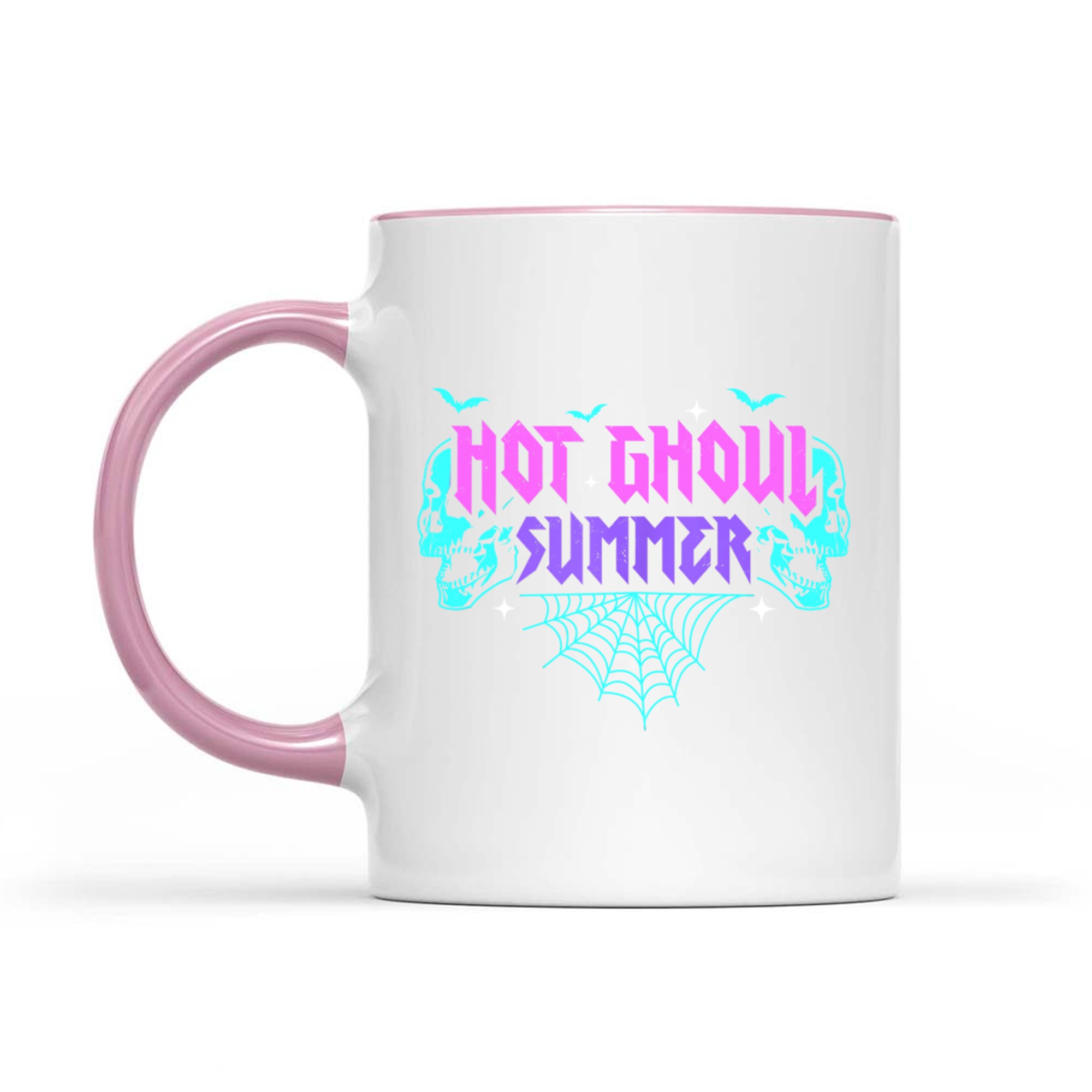 Hot Ghoul Summer Pastel Goth Gothic Funny Halloween Skeleton Mug