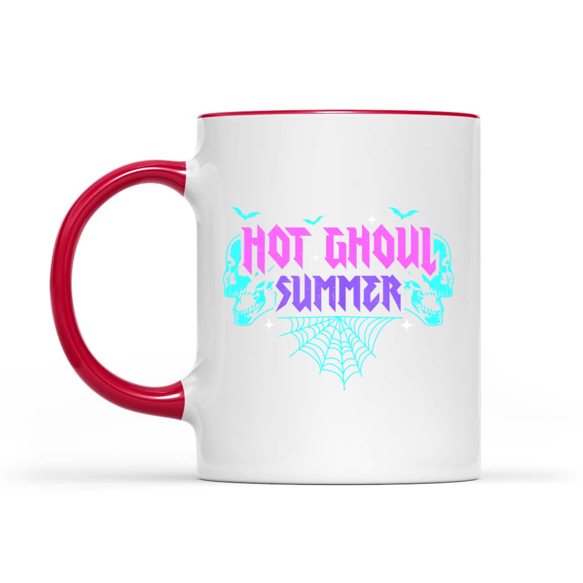 Hot Ghoul Summer Pastel Goth Gothic Funny Halloween Skeleton Mug