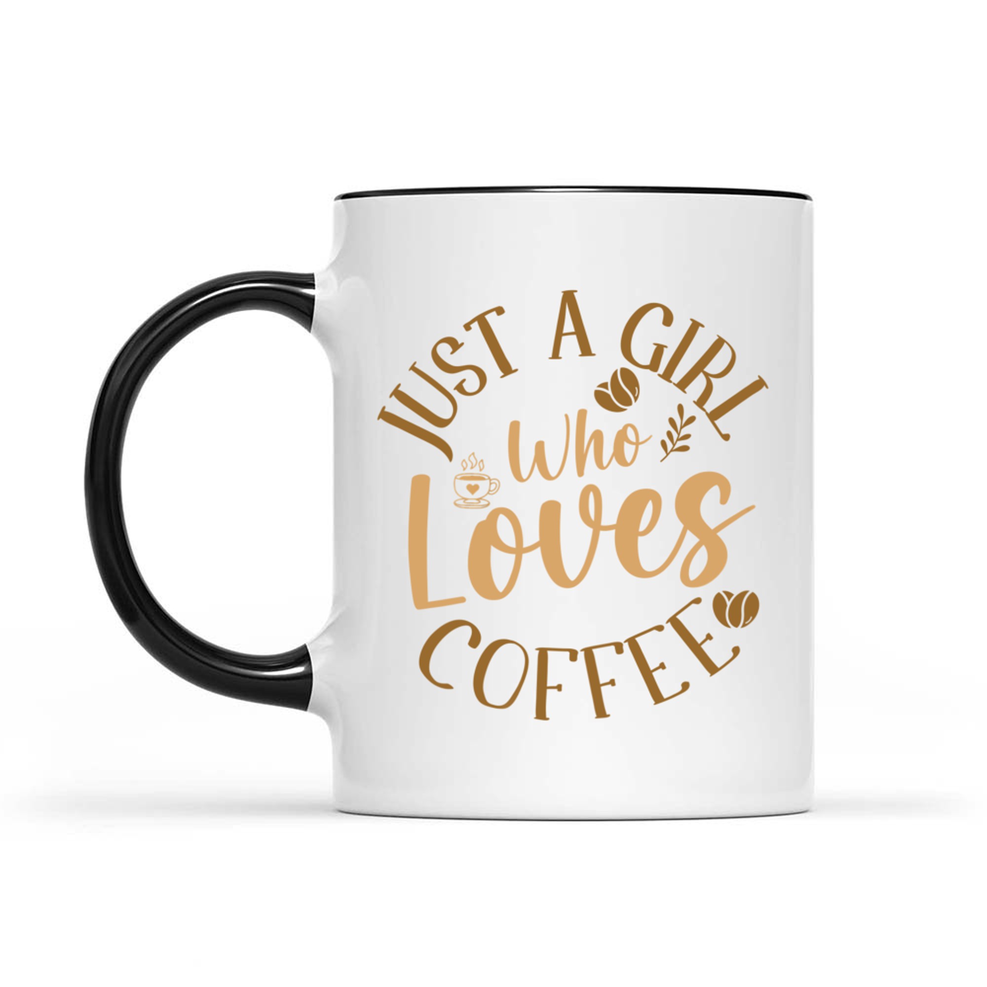 Just A Girl Who Loves Coffee Cute Coffee Lover Mug