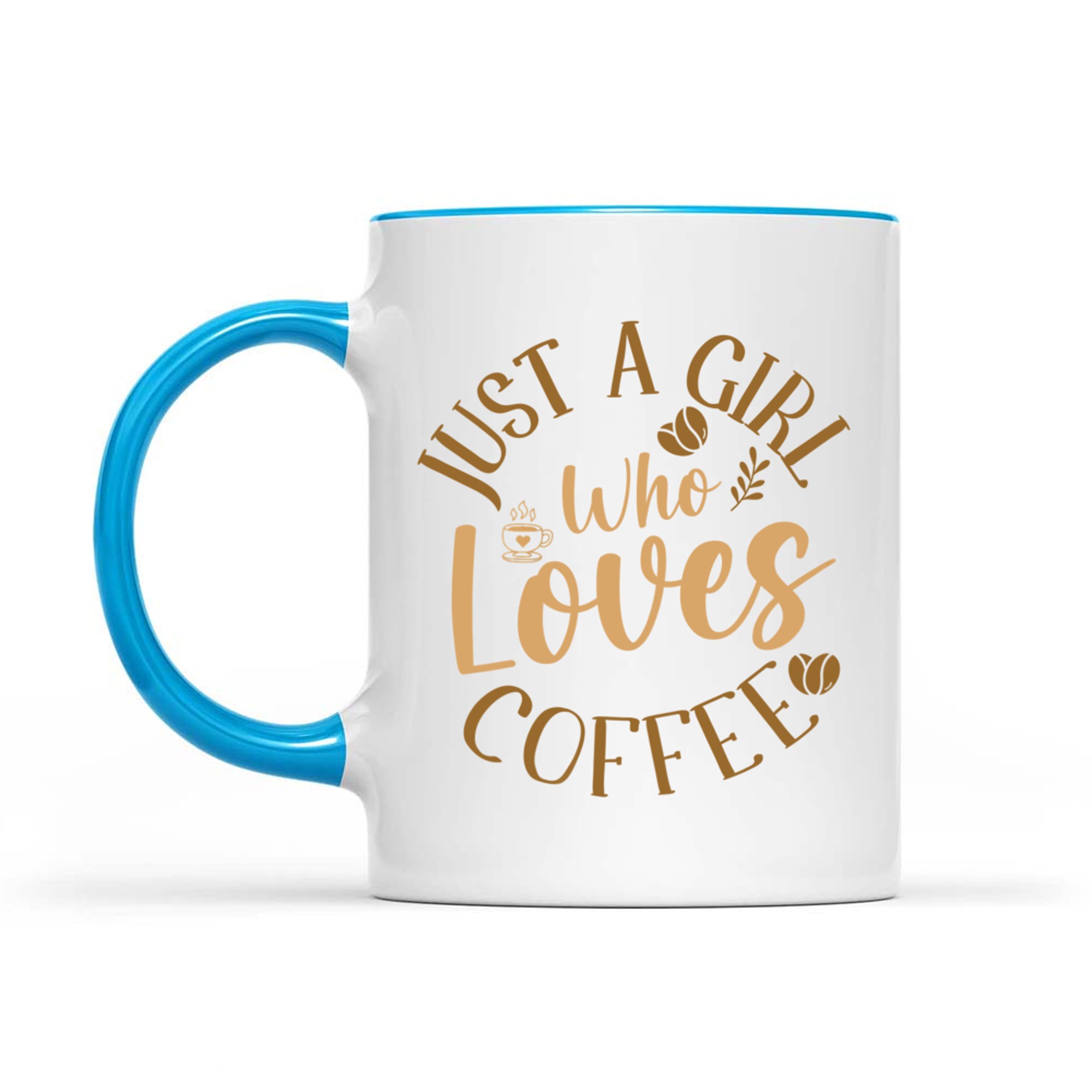 Just A Girl Who Loves Coffee Cute Coffee Lover Mug