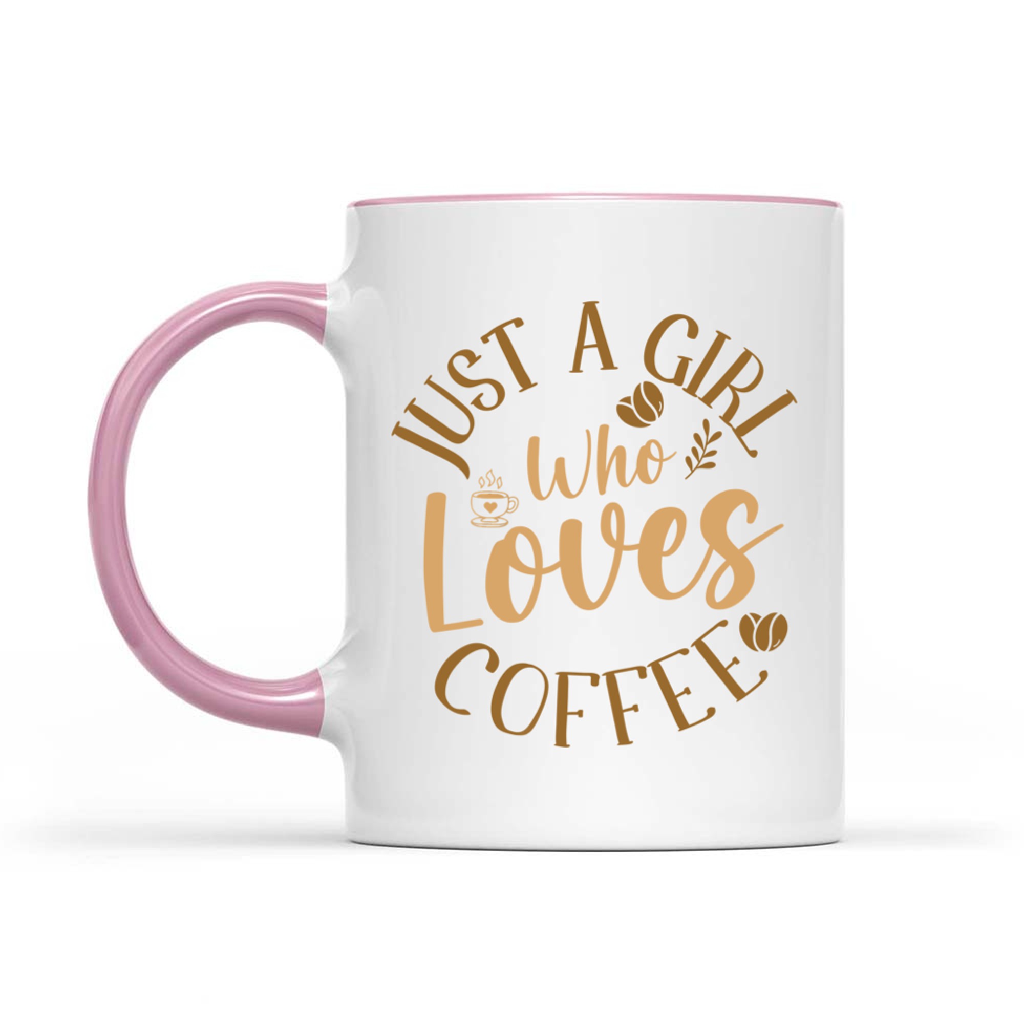 Just A Girl Who Loves Coffee Cute Coffee Lover Mug