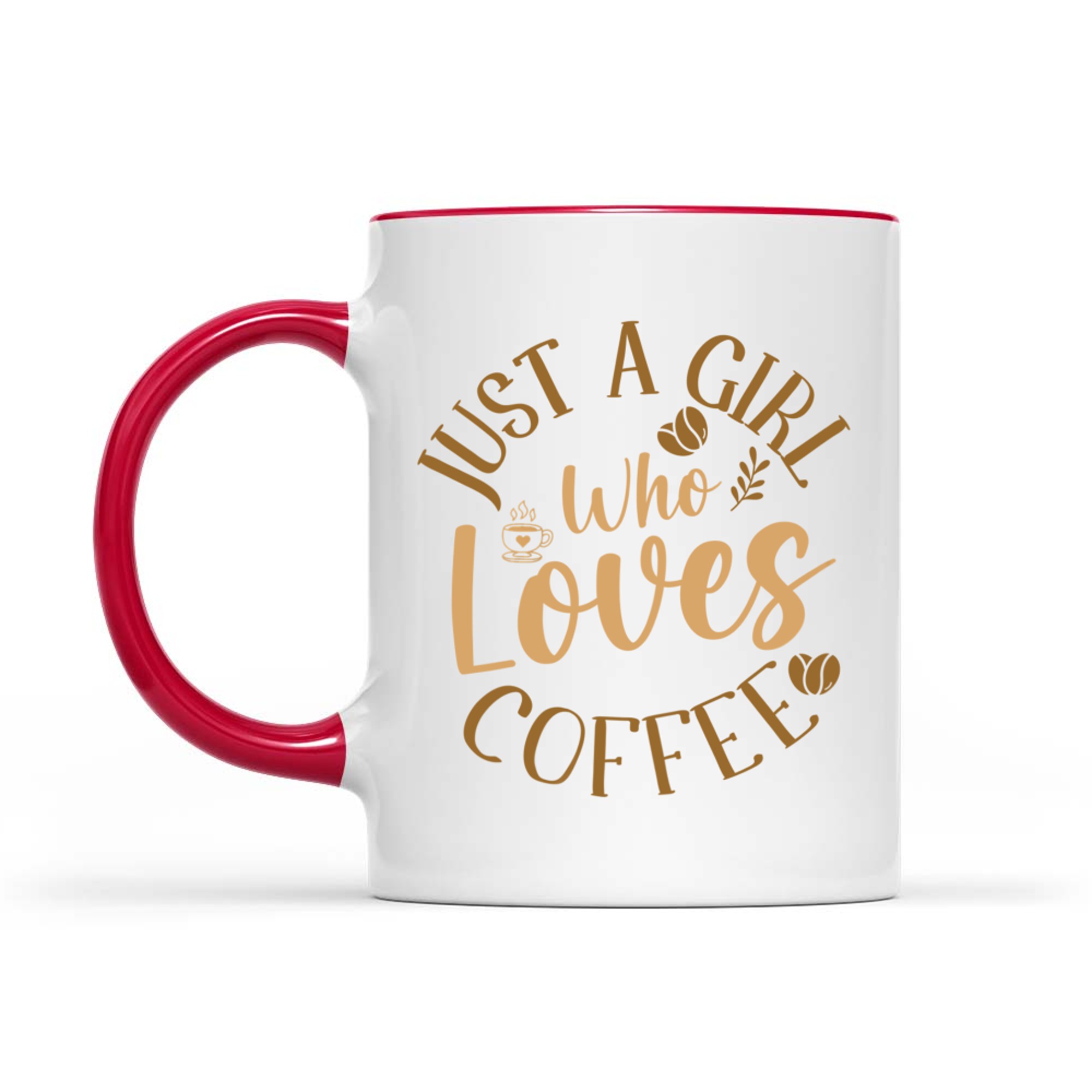 Just A Girl Who Loves Coffee Cute Coffee Lover Mug