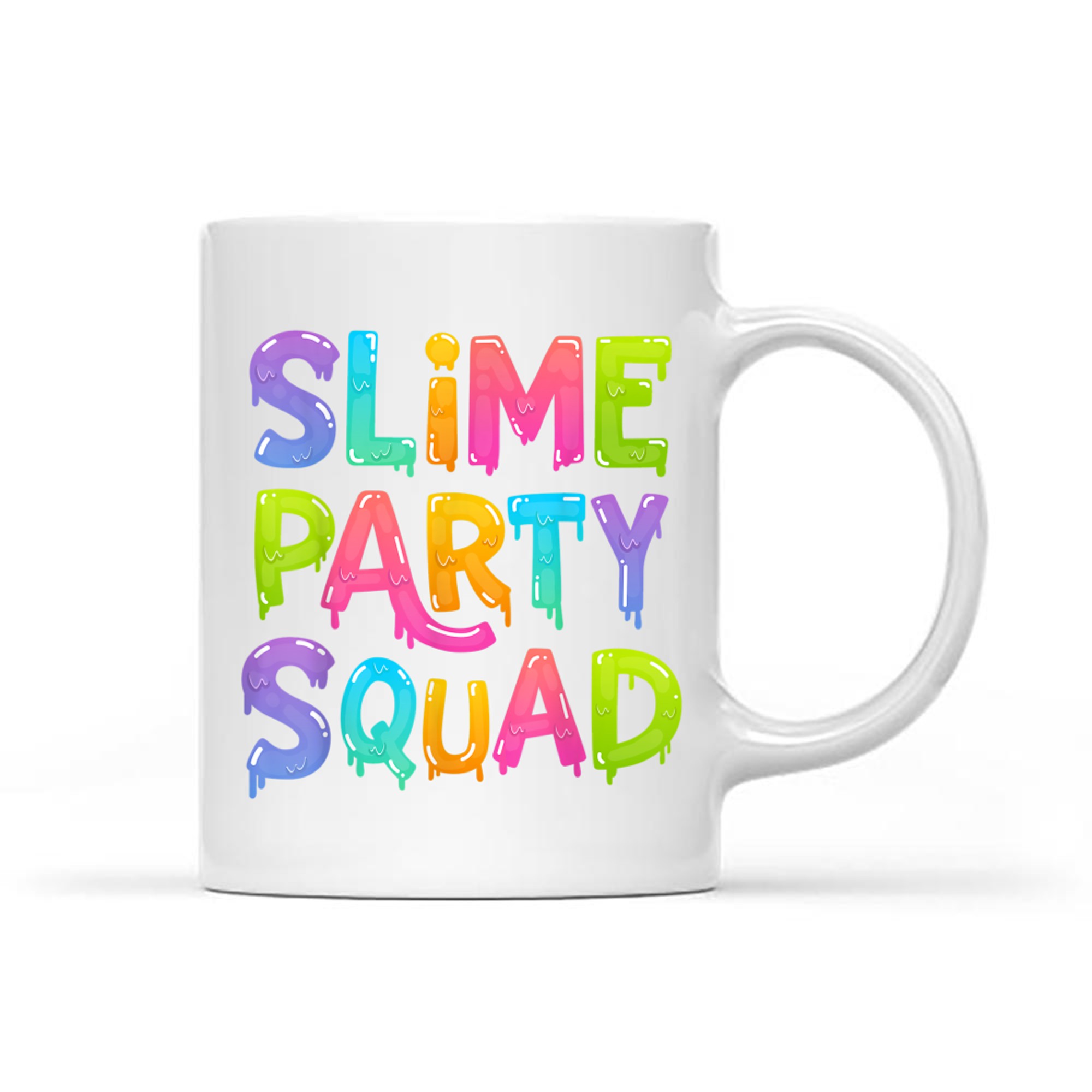 Slime Party Squad Colorful Matching Group Gift Funny Birthday Mug