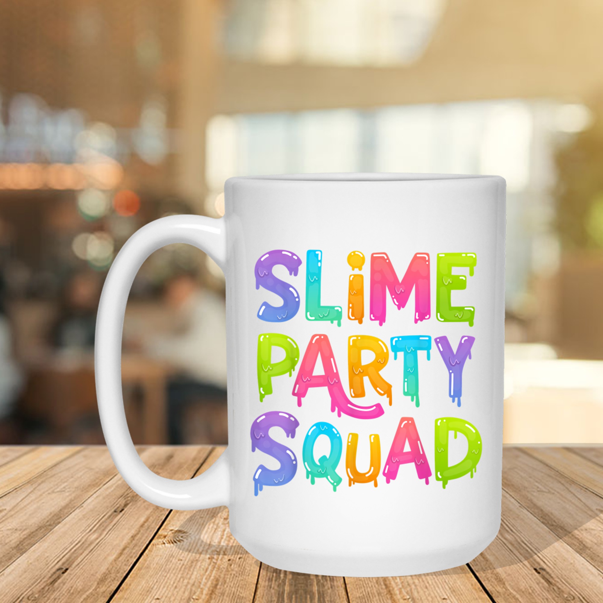 Slime Party Squad Colorful Matching Group Gift Funny Birthday Mug
