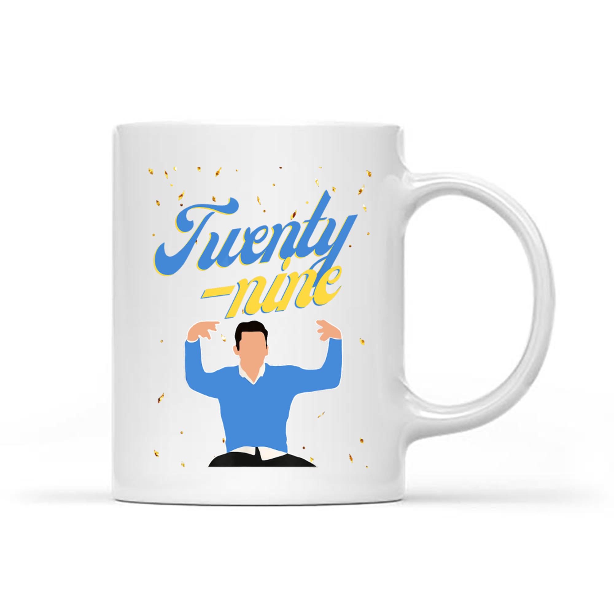 Twenty-Nine Birthday Design Funny Minimal Graphic 29th Celebration Mug
