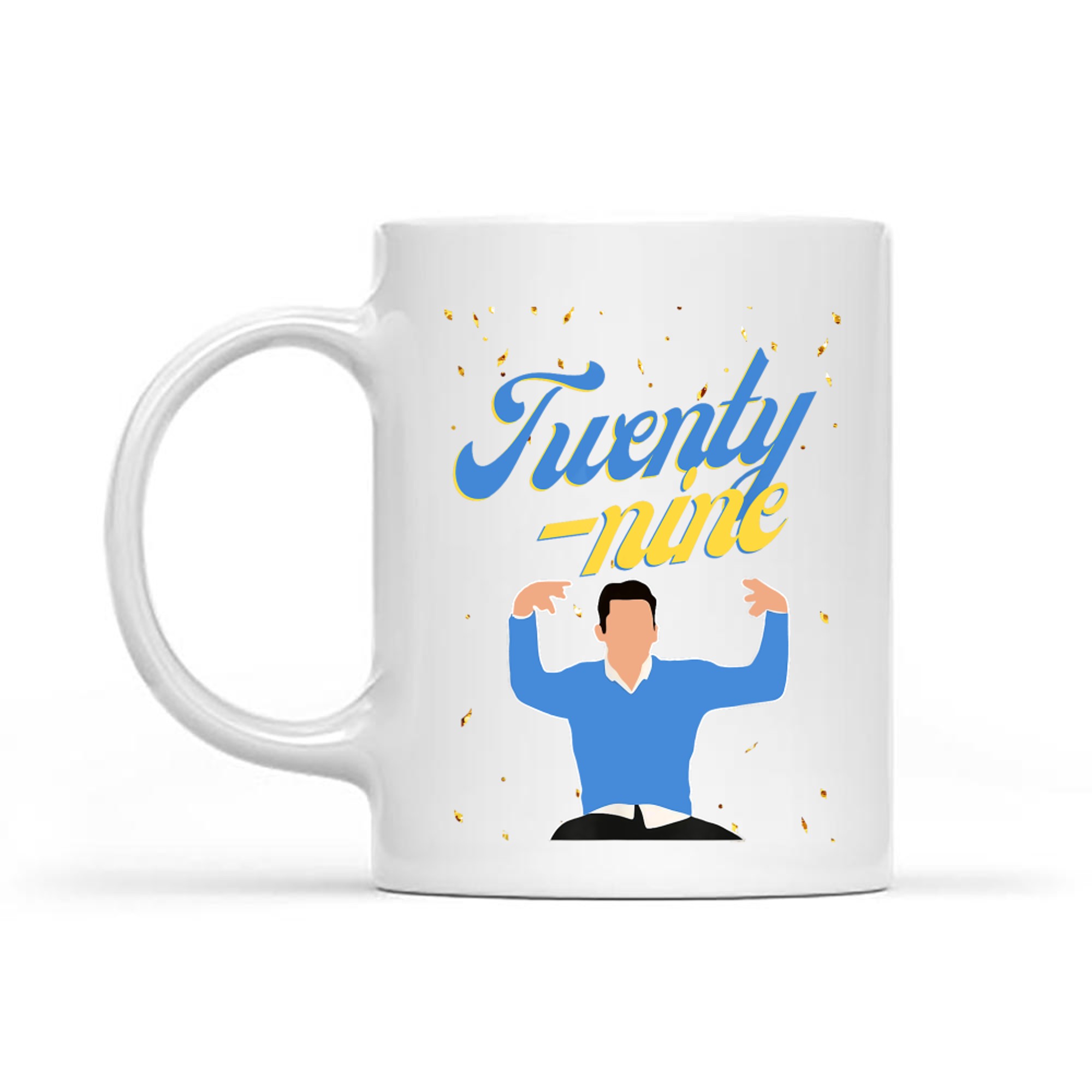 Twenty-Nine Birthday Design Funny Minimal Graphic 29th Celebration Mug