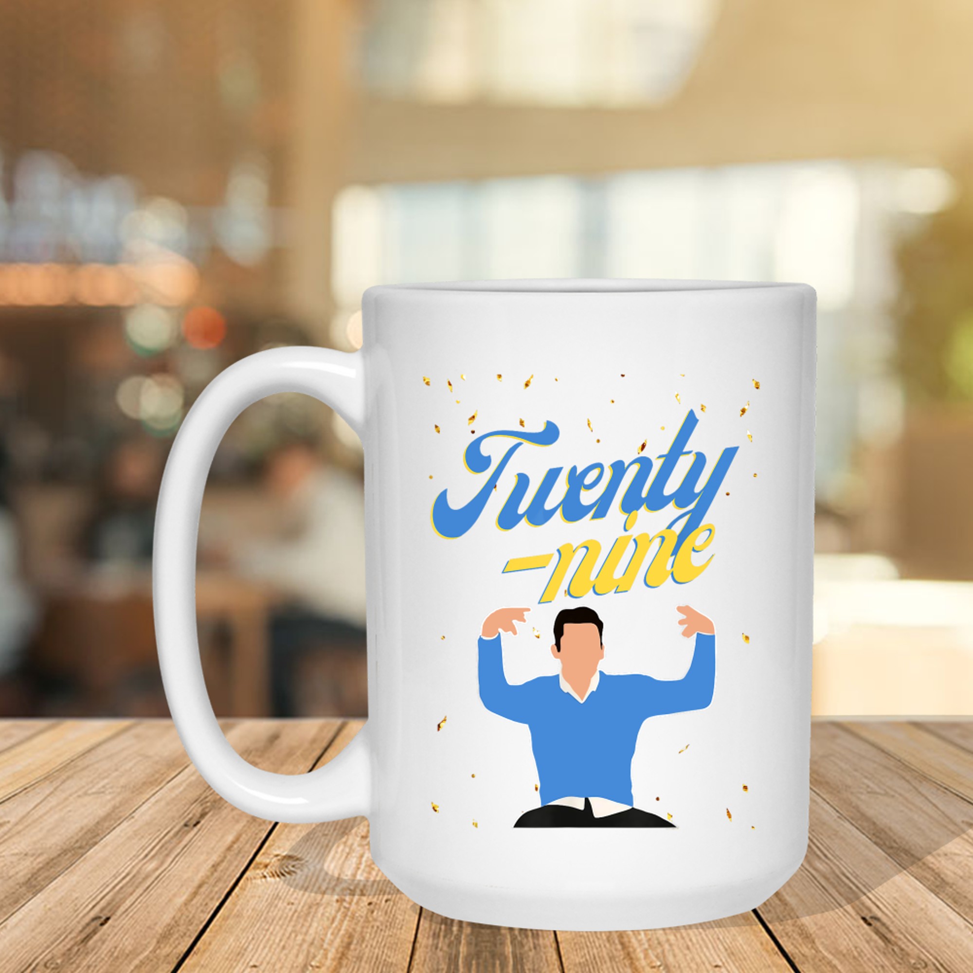Twenty-Nine Birthday Design Funny Minimal Graphic 29th Celebration Mug