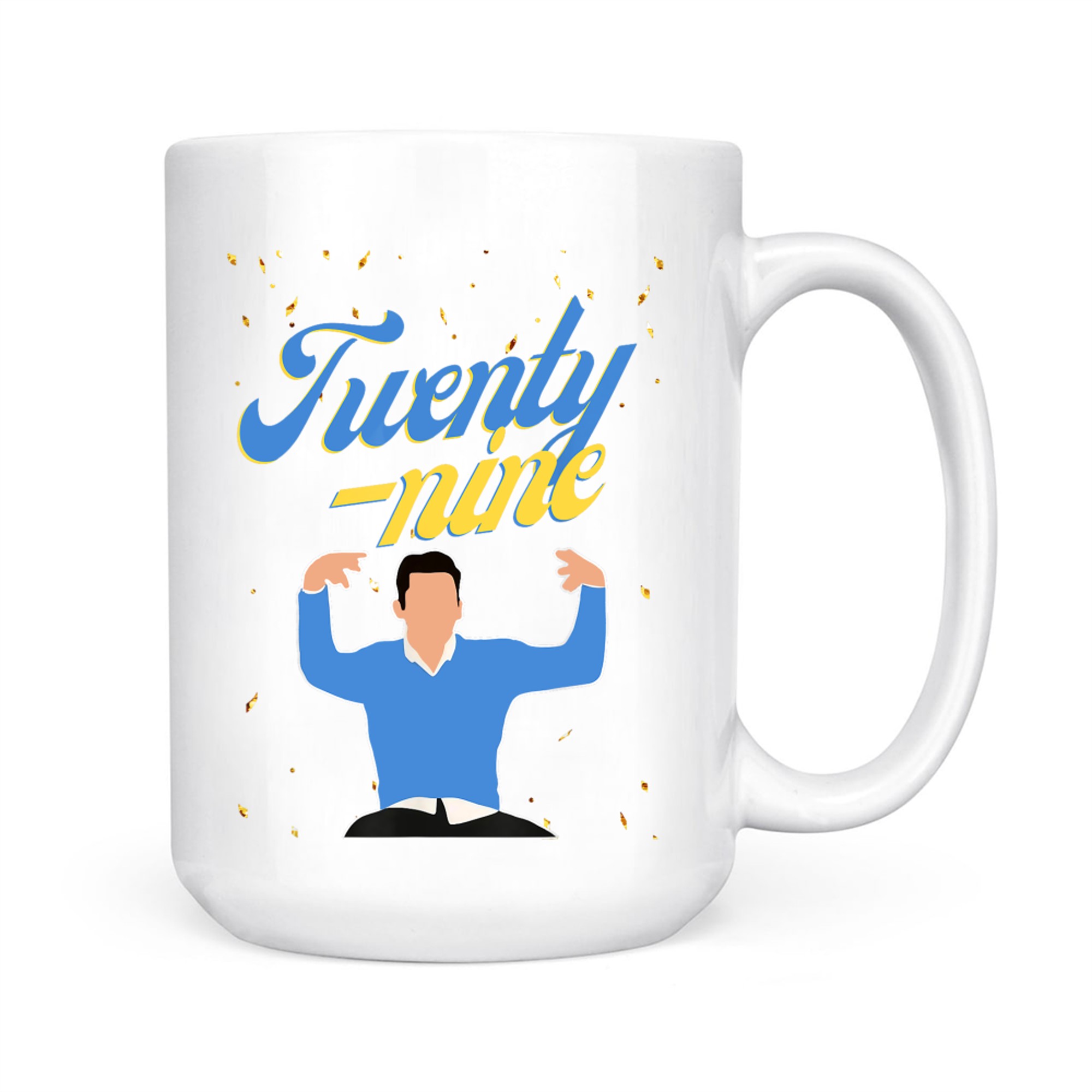 Twenty-Nine Birthday Design Funny Minimal Graphic 29th Celebration Mug