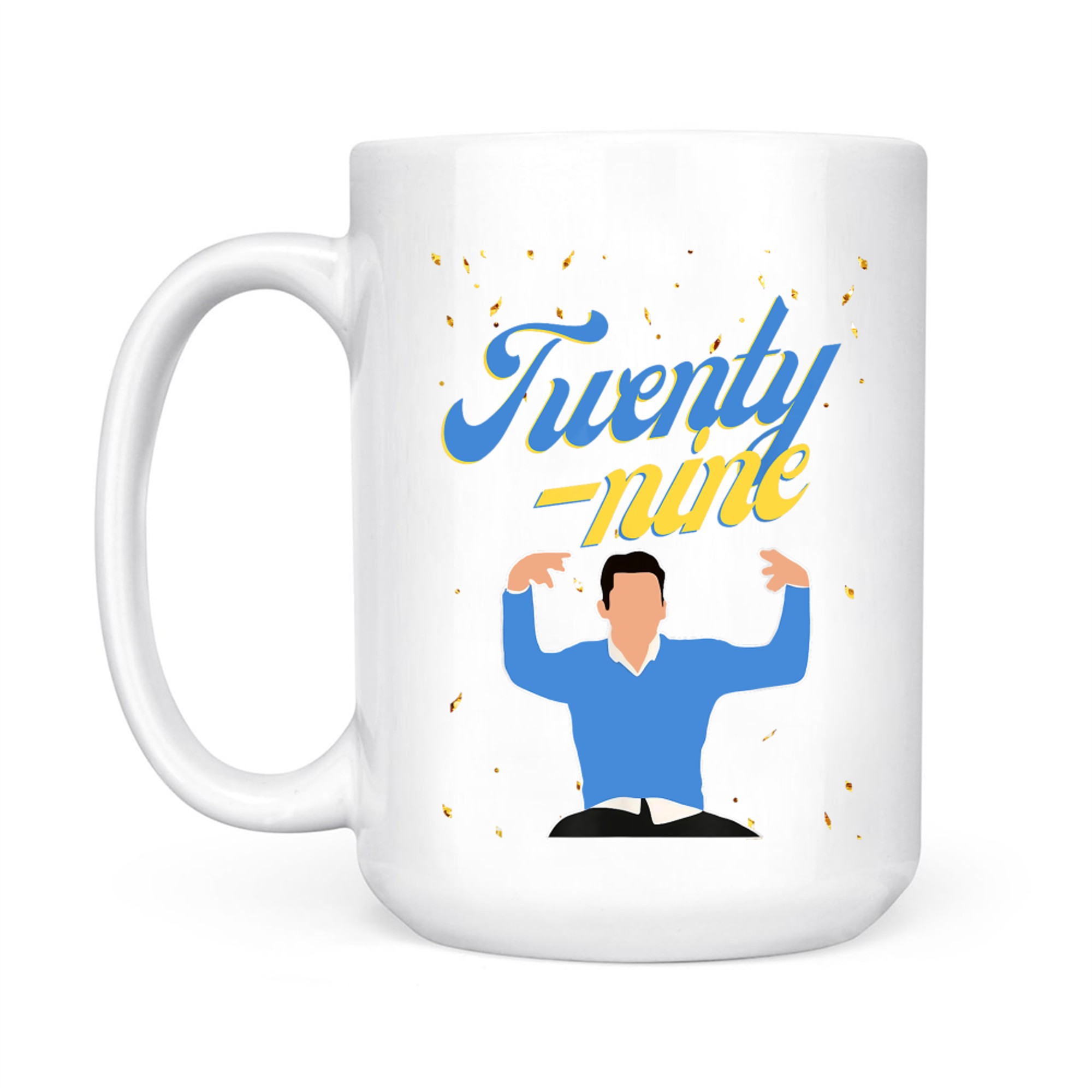 Twenty-Nine Birthday Design Funny Minimal Graphic 29th Celebration Mug