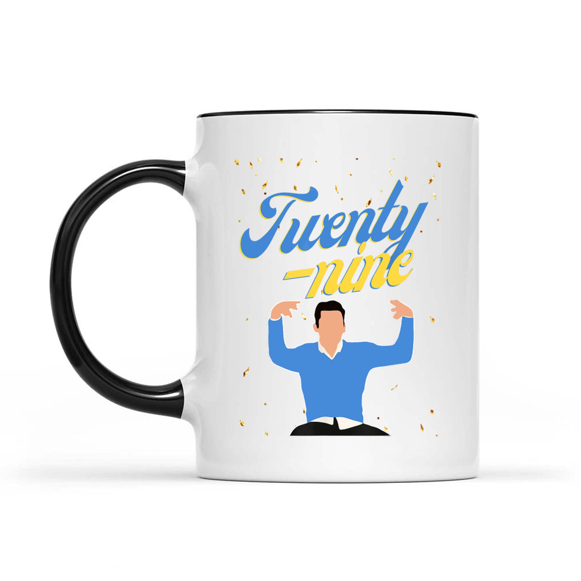 Twenty-Nine Birthday Design Funny Minimal Graphic 29th Celebration Mug
