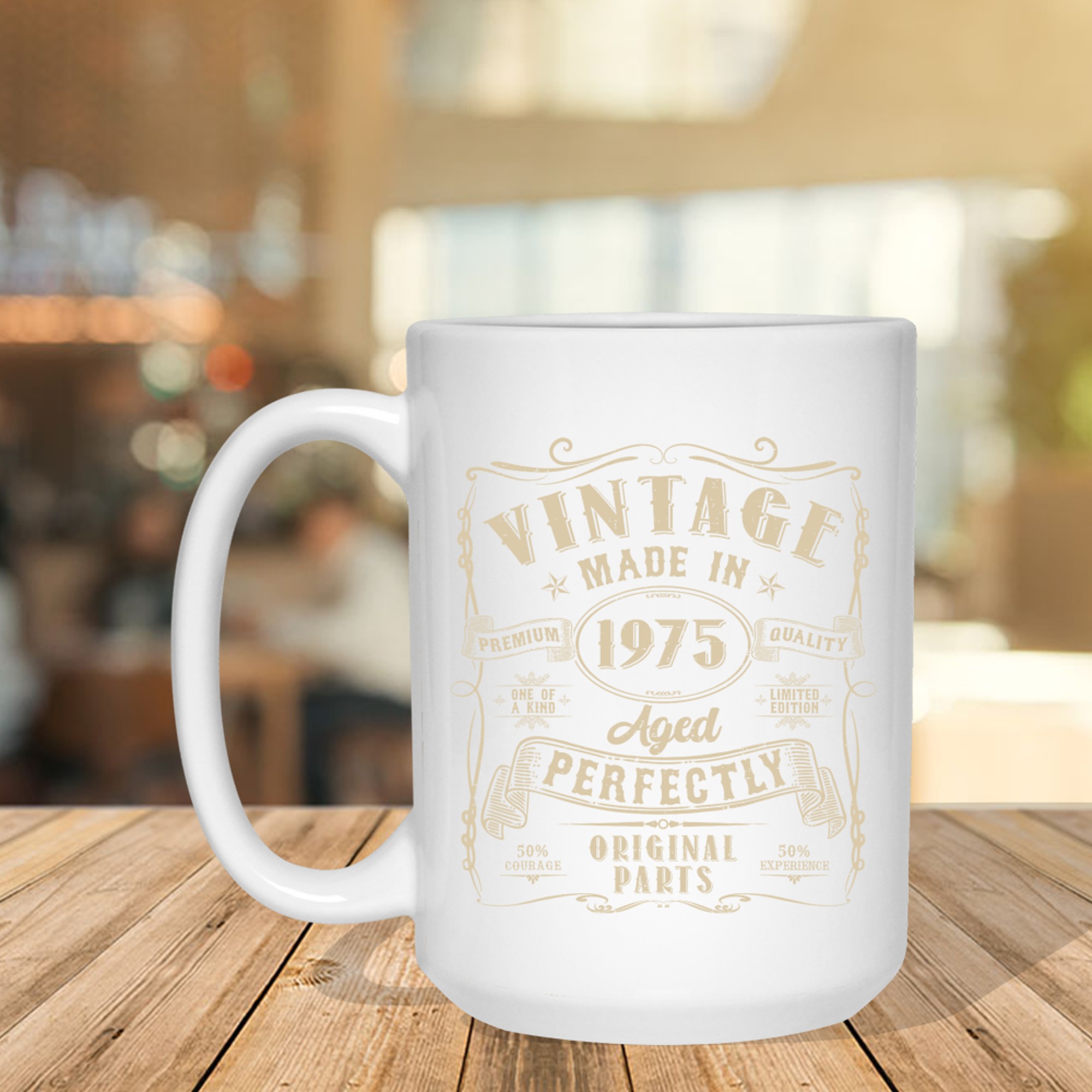 Vintage Made In 50th Birthday Decorations Funny Birthday Mug