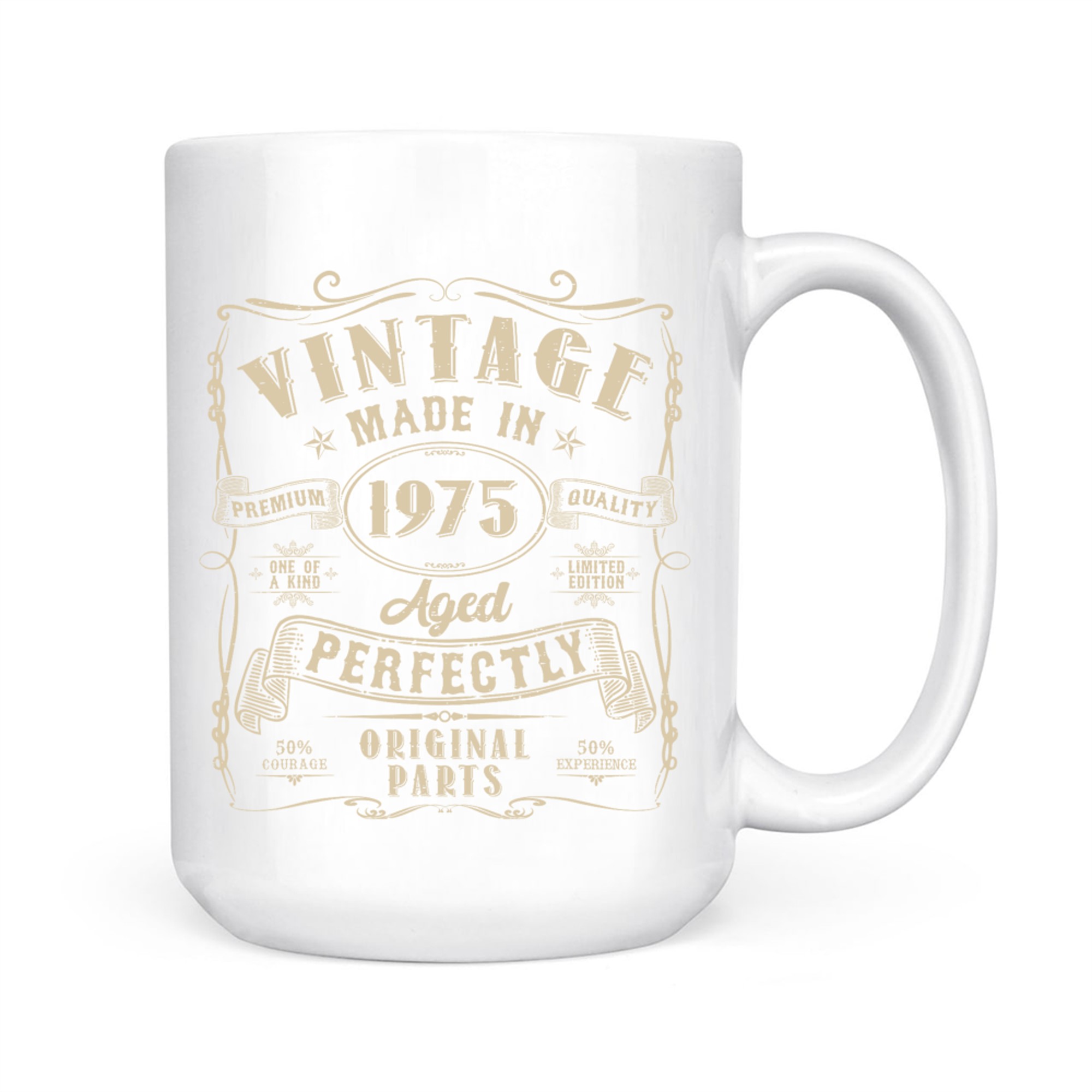 Vintage Made In 50th Birthday Decorations Funny Birthday Mug