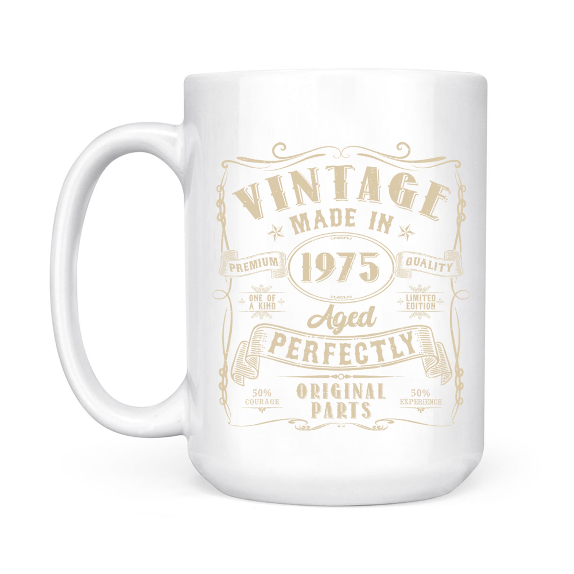 Vintage Made In 50th Birthday Decorations Funny Birthday Mug