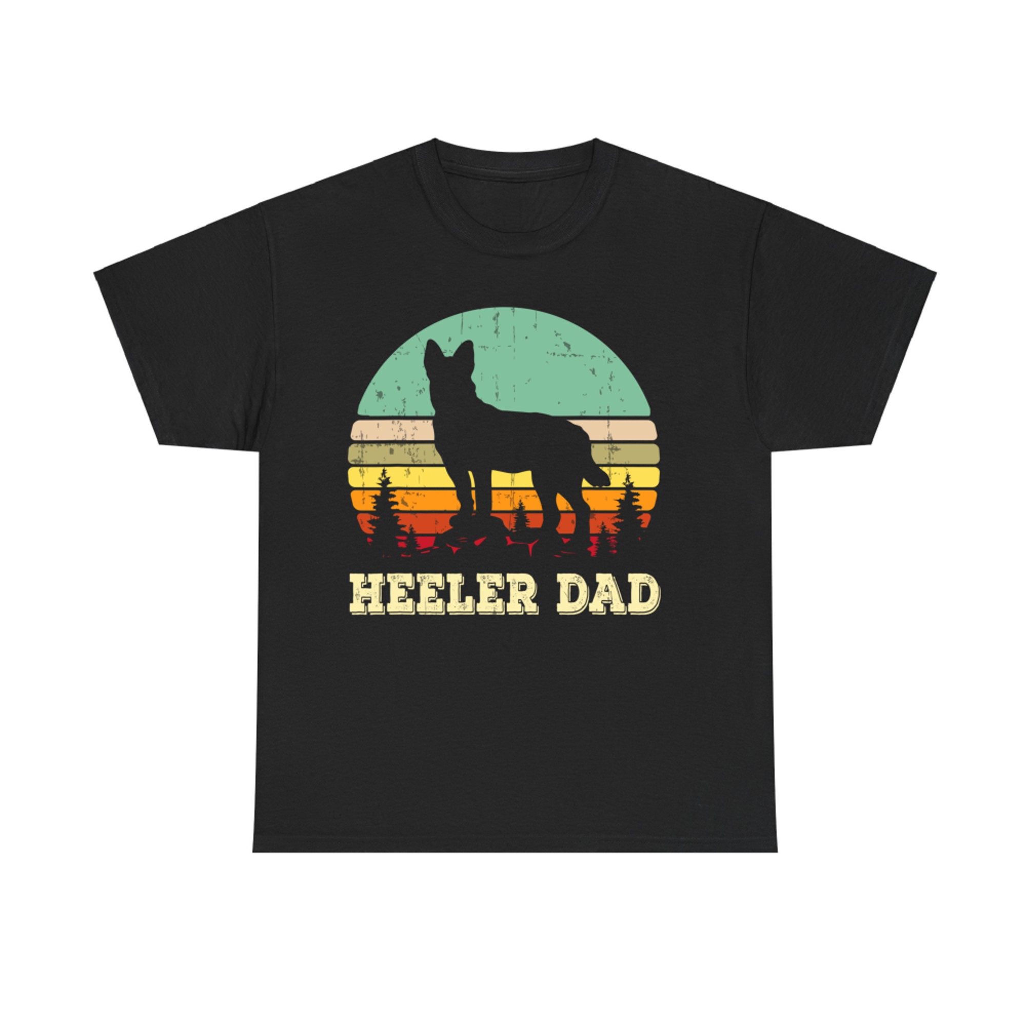 Australian Cattle Dog Red Blue Pet Heeler Dad Cute T-Shirt
