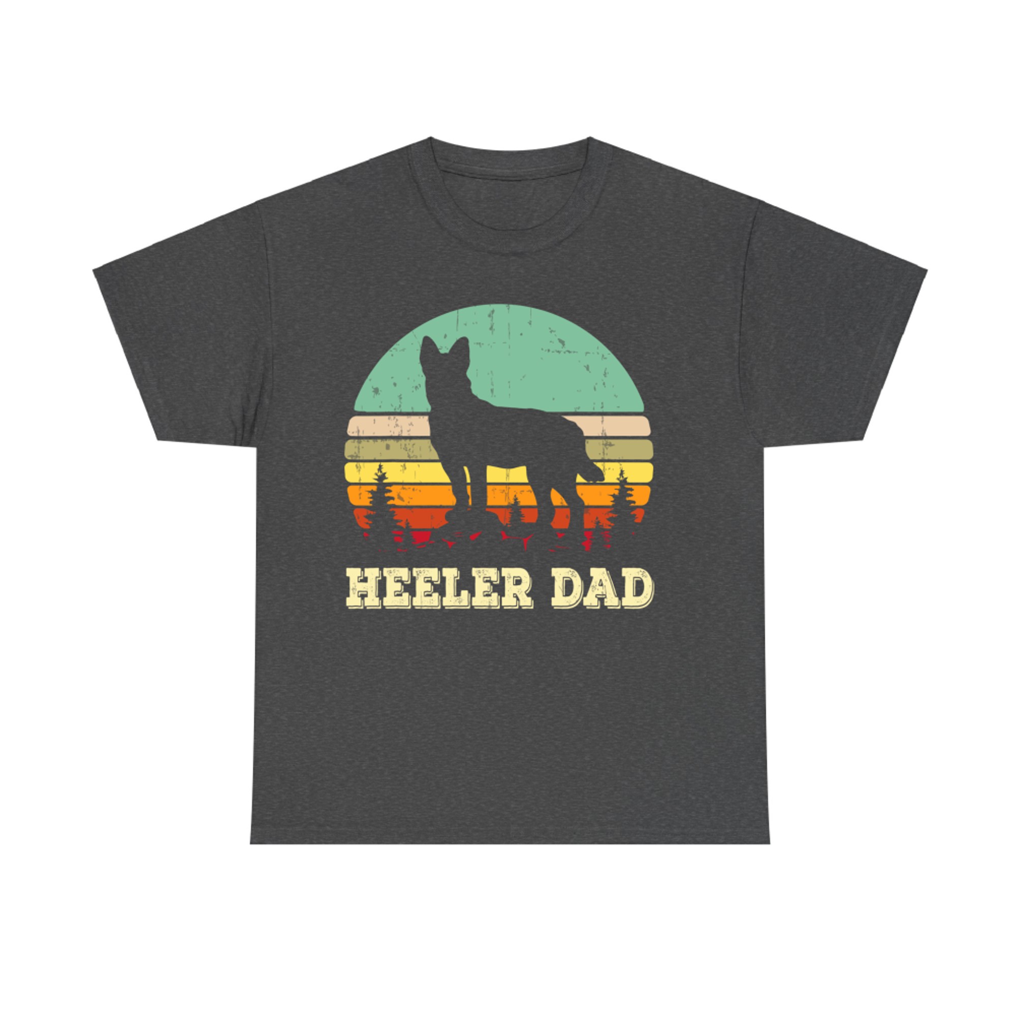 Australian Cattle Dog Red Blue Pet Heeler Dad Cute T-Shirt