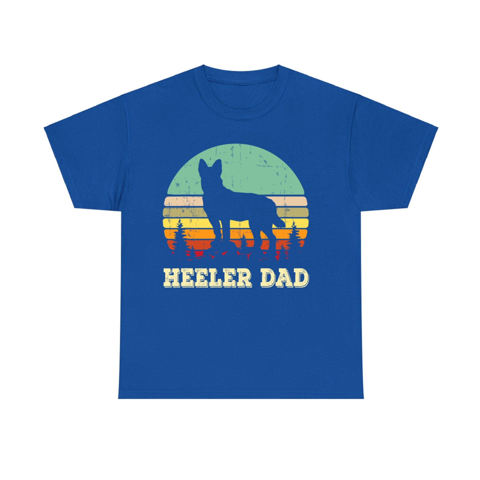 Australian Cattle Dog Red Blue Pet Heeler Dad Cute T-Shirt