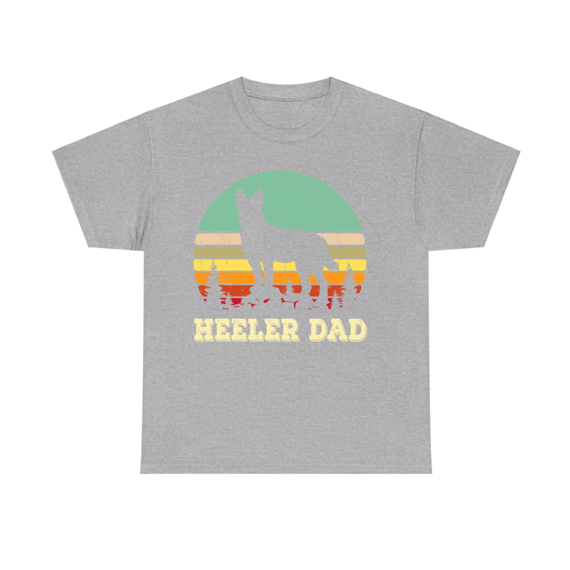 Australian Cattle Dog Red Blue Pet Heeler Dad Cute T-Shirt