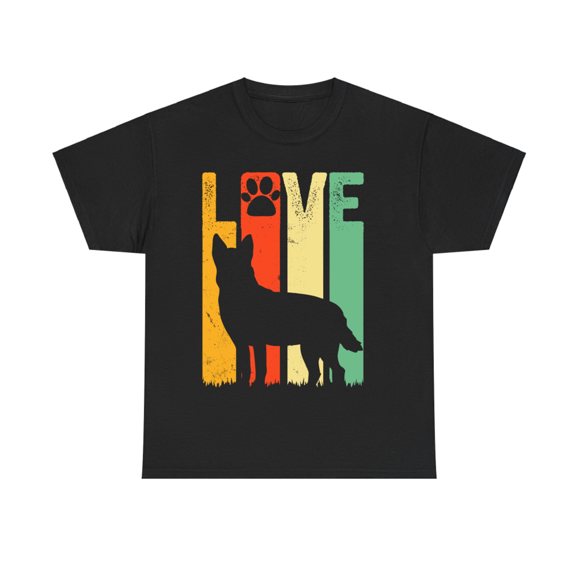 Australian Cattle Dog Red Blue Pet Heeler Retro Cute Gift T-Shirt