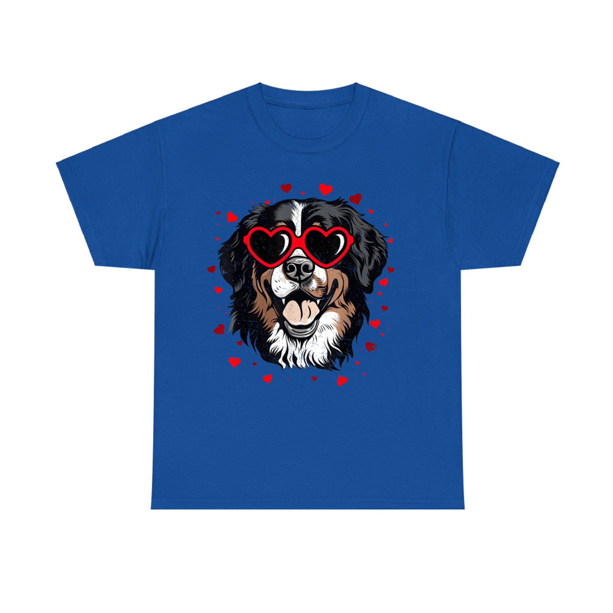 Bernese Mountain Valentine Heart Cute Dog Lovers T-Shirt
