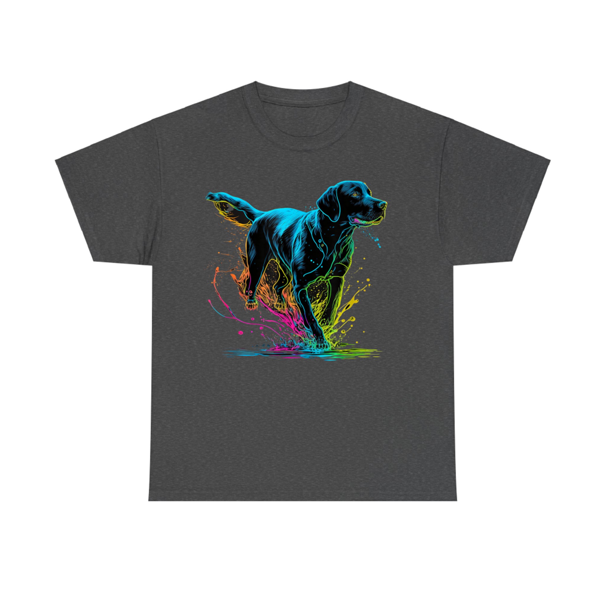 Cute Black Lab Black Labrador Retriever Puppy Dog Mom Animal T-Shirt
