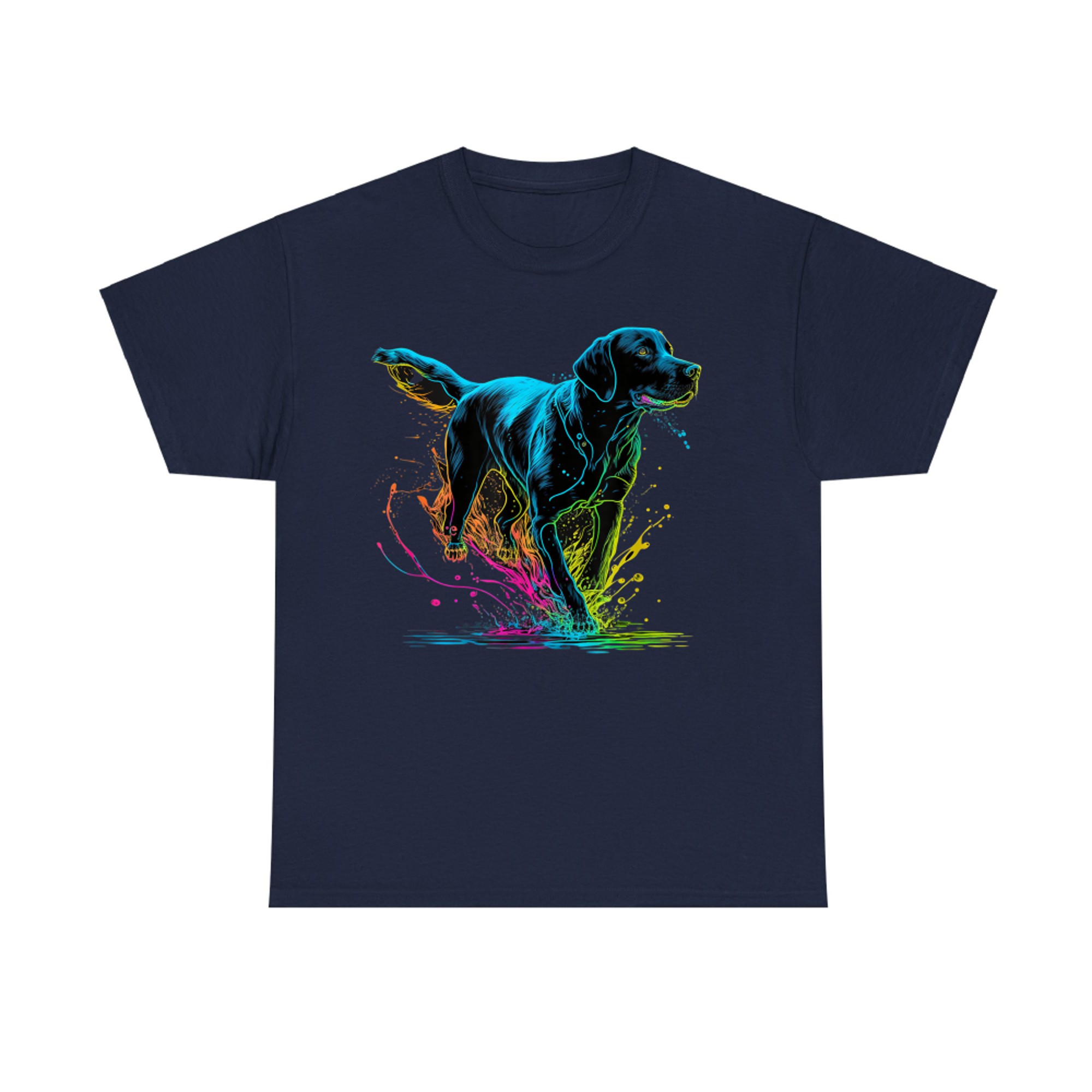 Cute Black Lab Black Labrador Retriever Puppy Dog Mom Animal T-Shirt