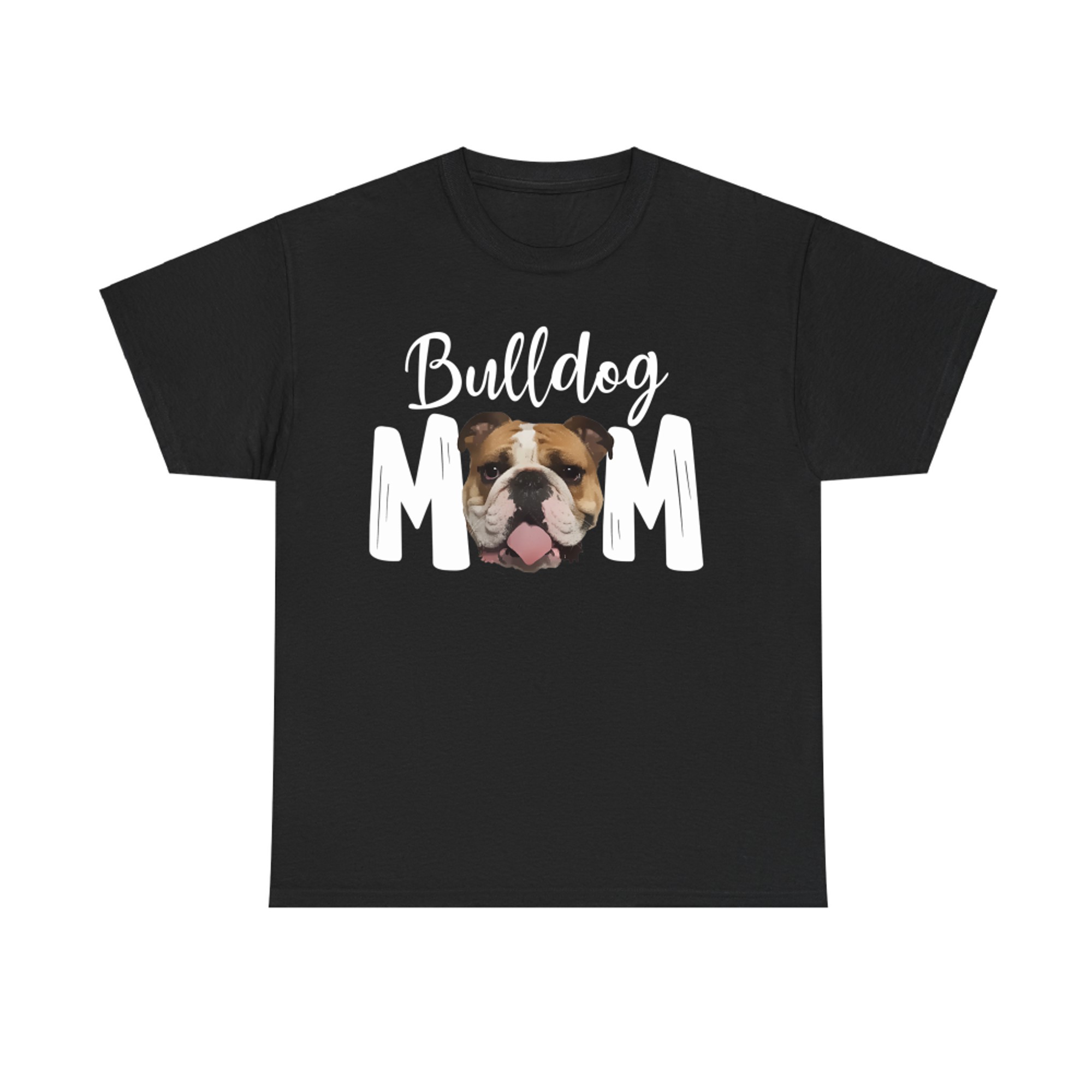 Funny English Bulldog Mom Gift Cute Pet Lover Design for Dog Moms T-Shirt