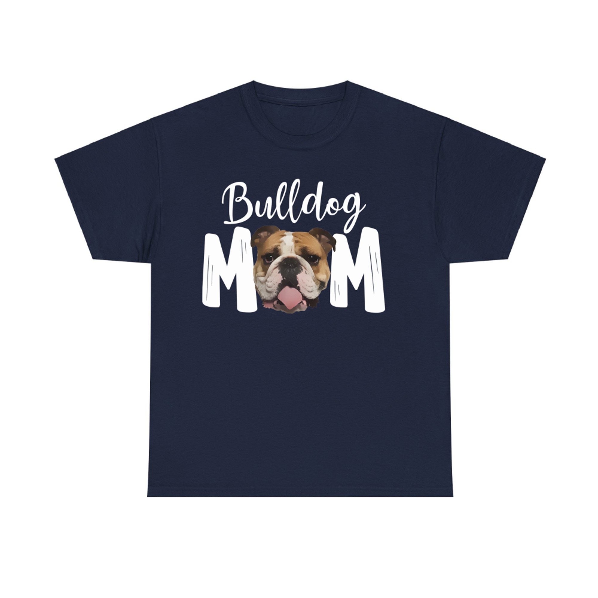 Funny English Bulldog Mom Gift Cute Pet Lover Design for Dog Moms T-Shirt