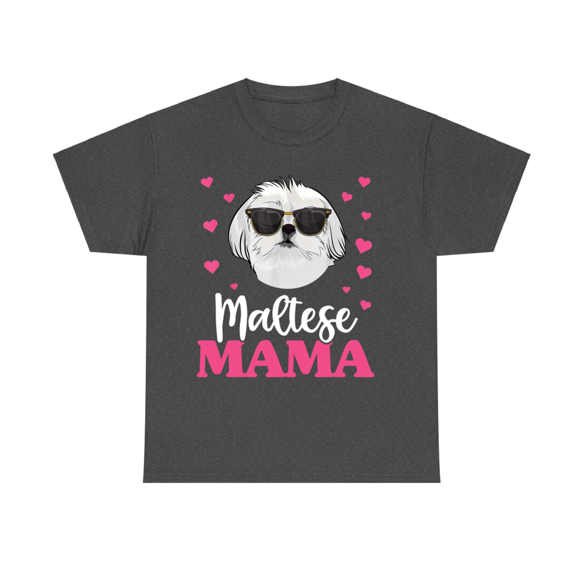 Cute Maltese Mama Mothers Day Dog Mom T-Shirt