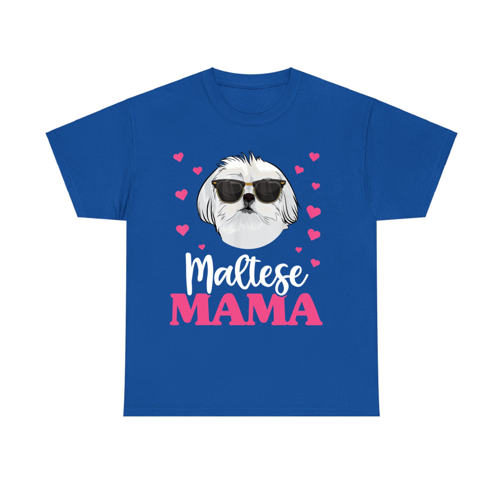 Cute Maltese Mama Mothers Day Dog Mom T-Shirt