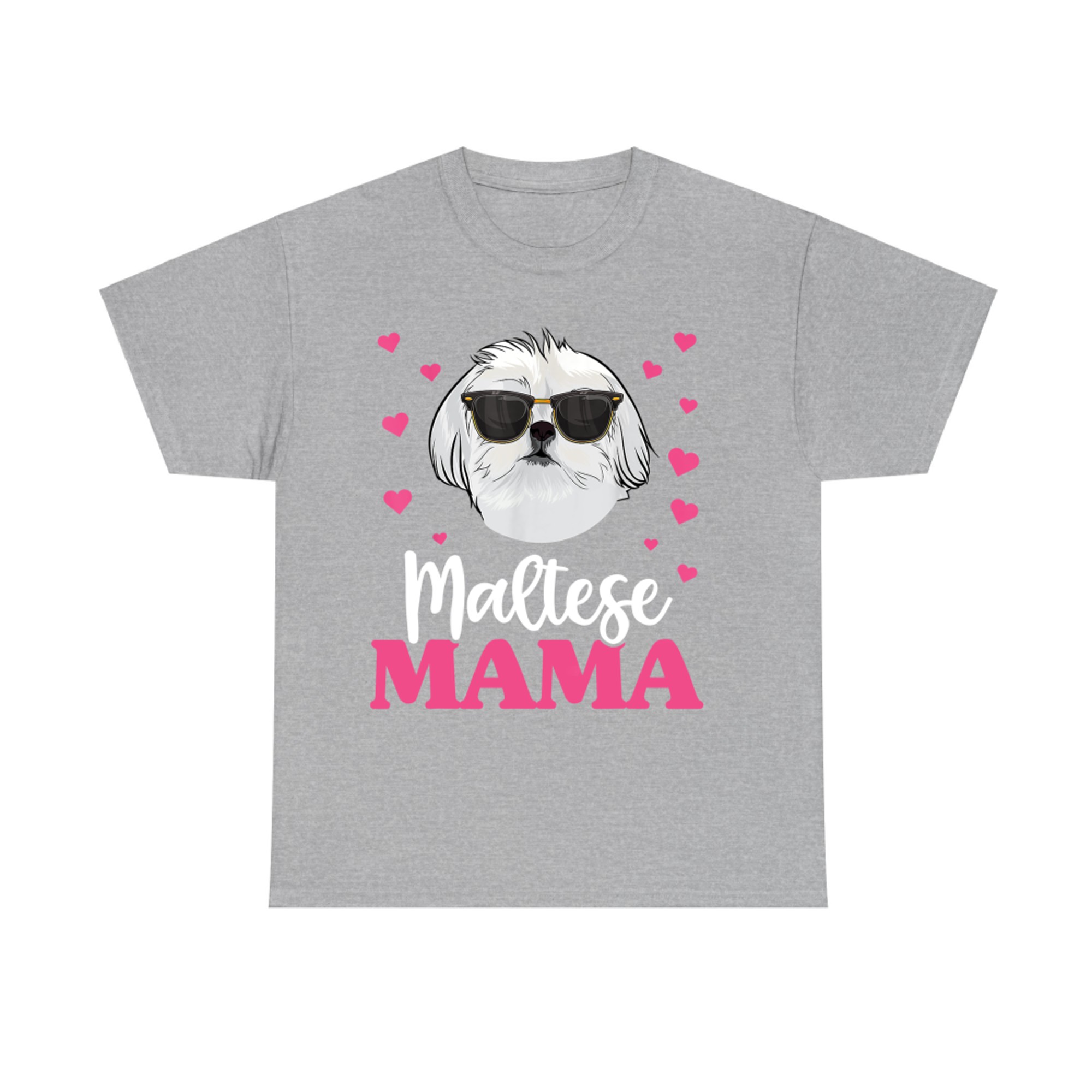 Cute Maltese Mama Mothers Day Dog Mom T-Shirt