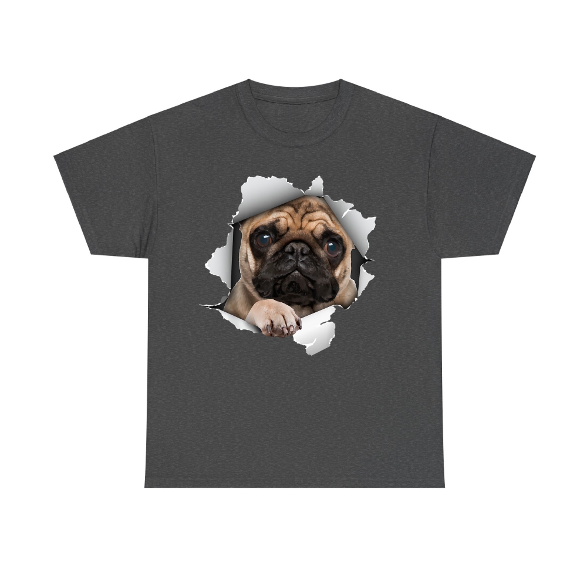 Cute Pug Design Pet Dog Breed Pug Lovers T-Shirt