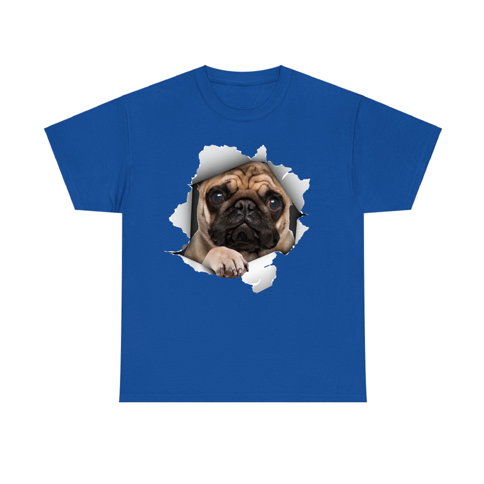 Cute Pug Design Pet Dog Breed Pug Lovers T-Shirt