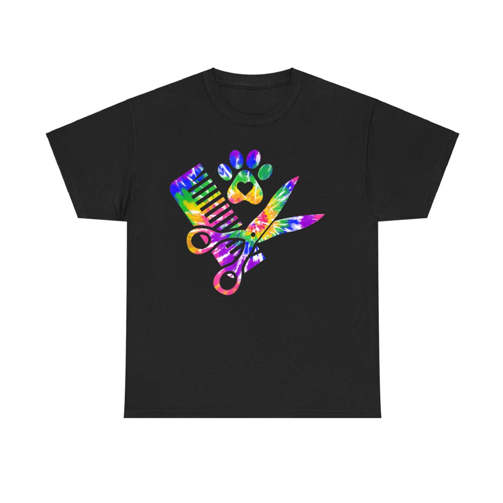 Dog Groomer Tie Dye Cute Future Dog Groomers T-Shirt