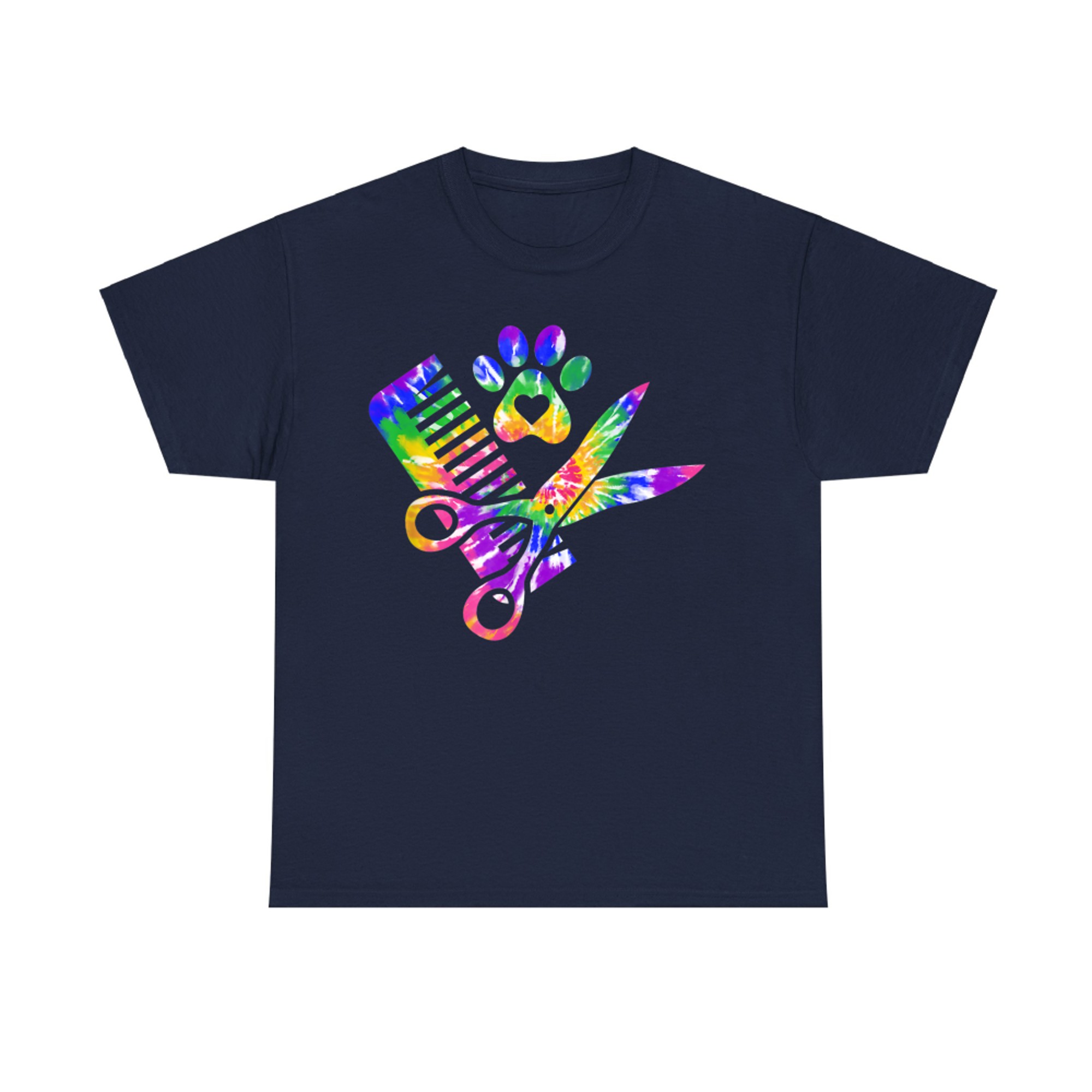 Dog Groomer Tie Dye Cute Future Dog Groomers T-Shirt