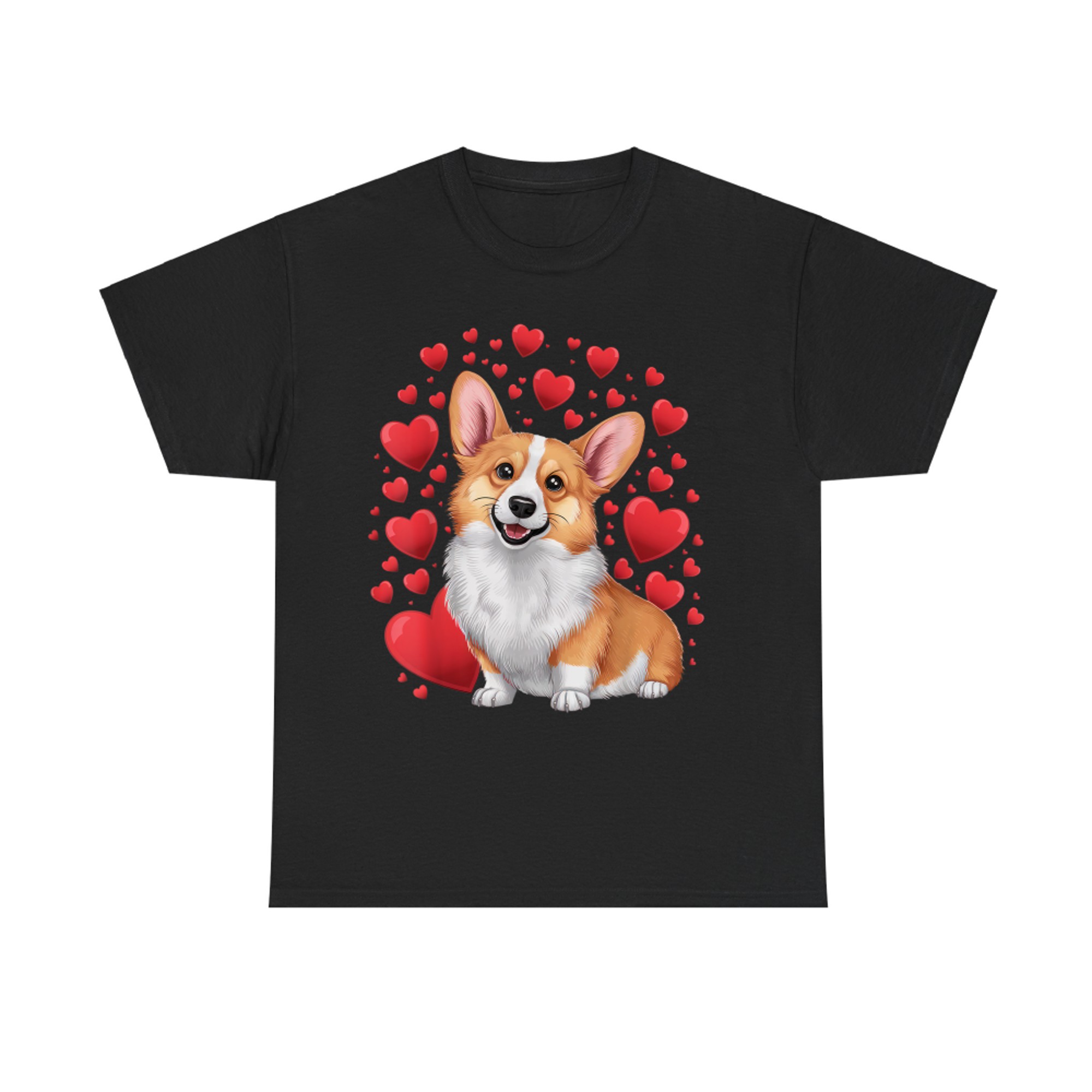 Dog Valentine Cute Corgi Valentine's Day T-Shirt
