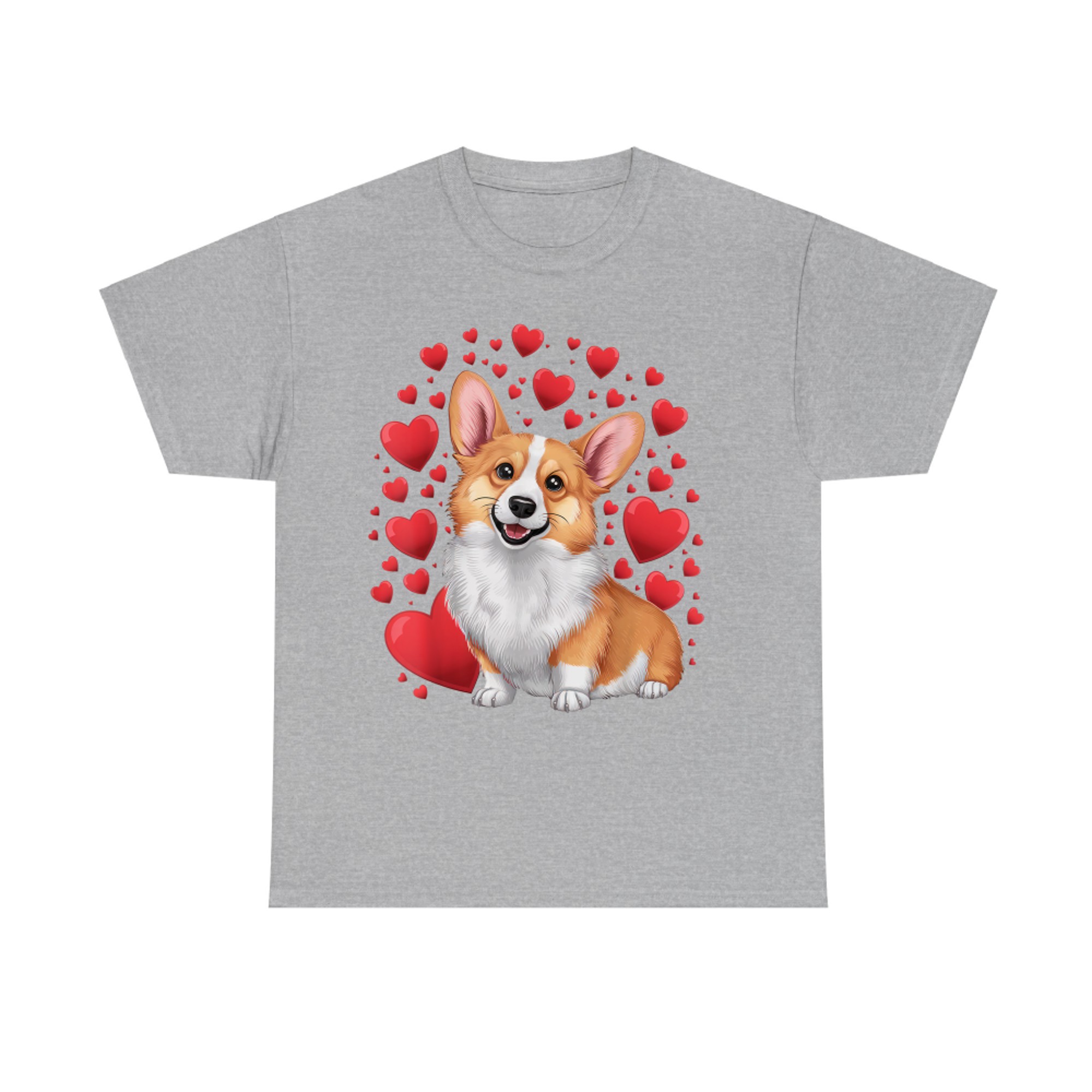 Dog Valentine Cute Corgi Valentine's Day T-Shirt