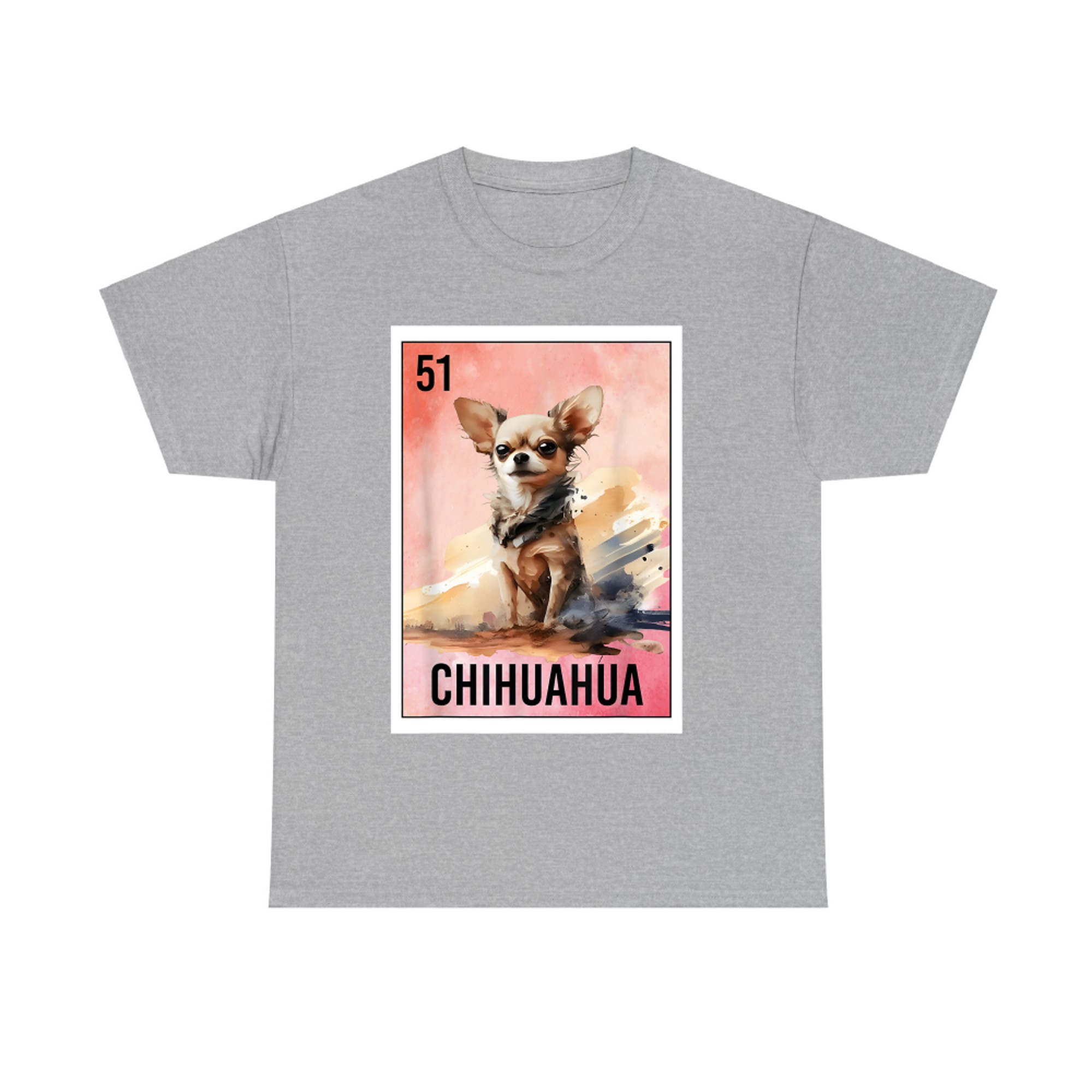 Funny El Chihuahua Mexican Slang Lottery Bingo Card Dog Love T-Shirt