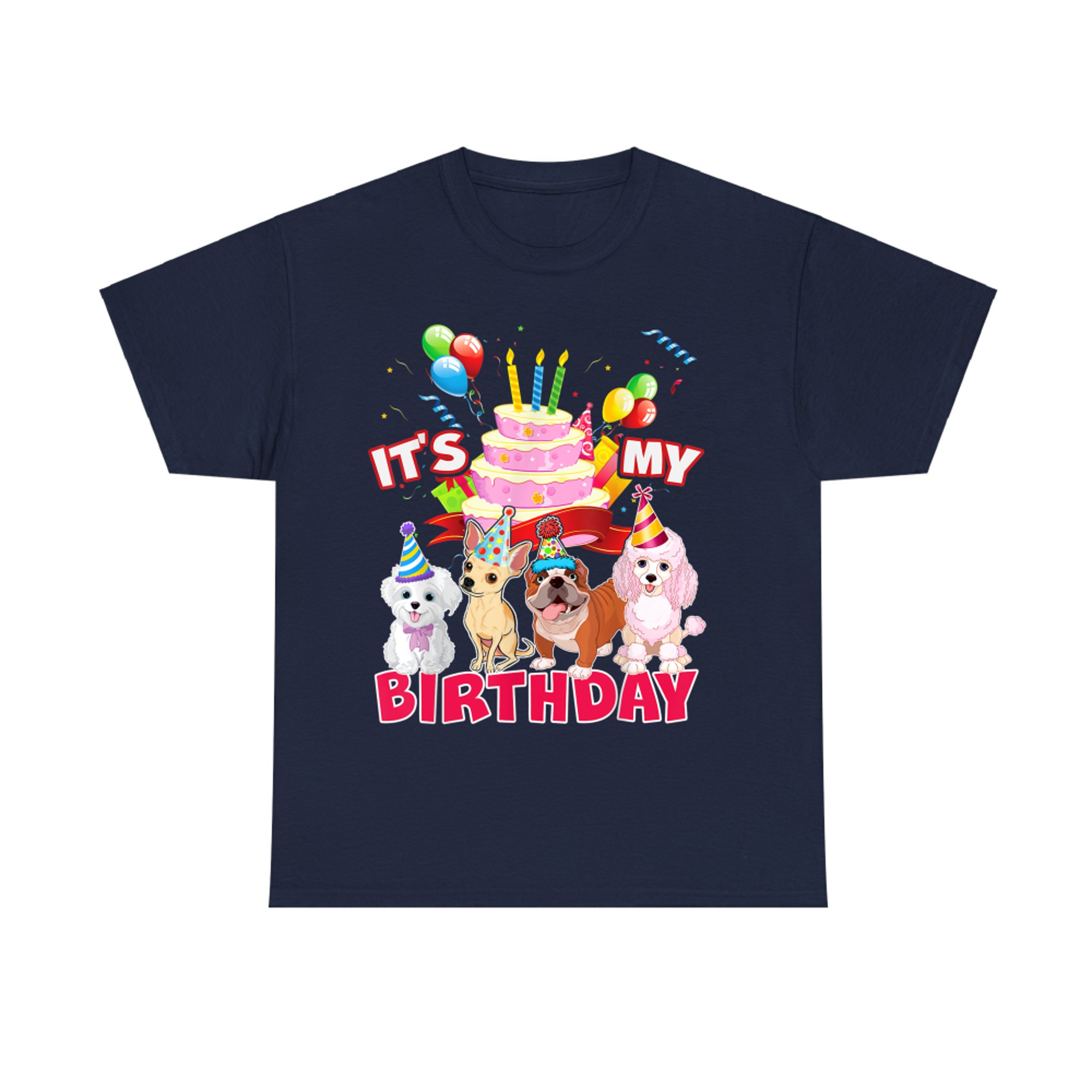It's My Birthday Cute Dog and Puppy Lover Party Day T-Shirt