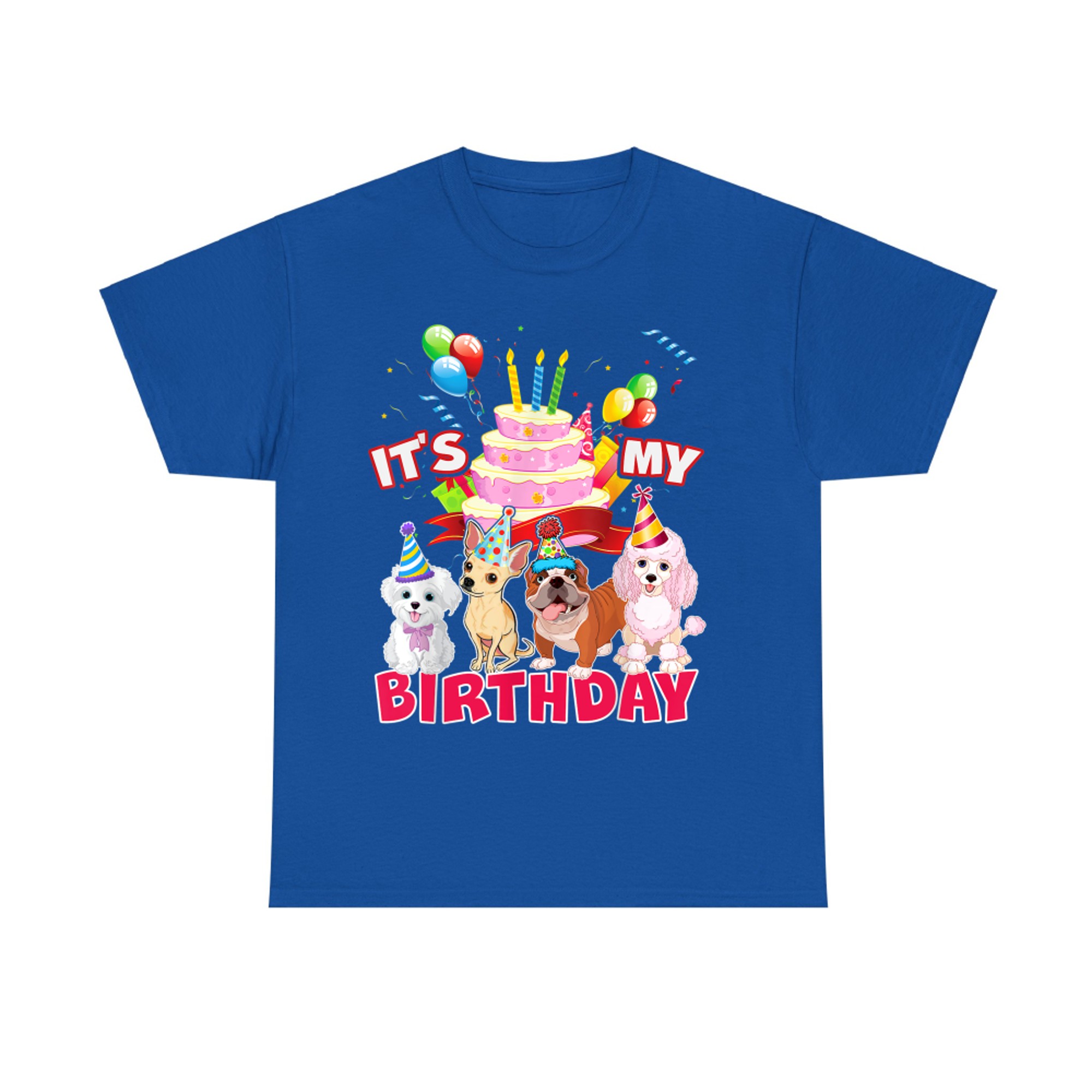 It's My Birthday Cute Dog and Puppy Lover Party Day T-Shirt