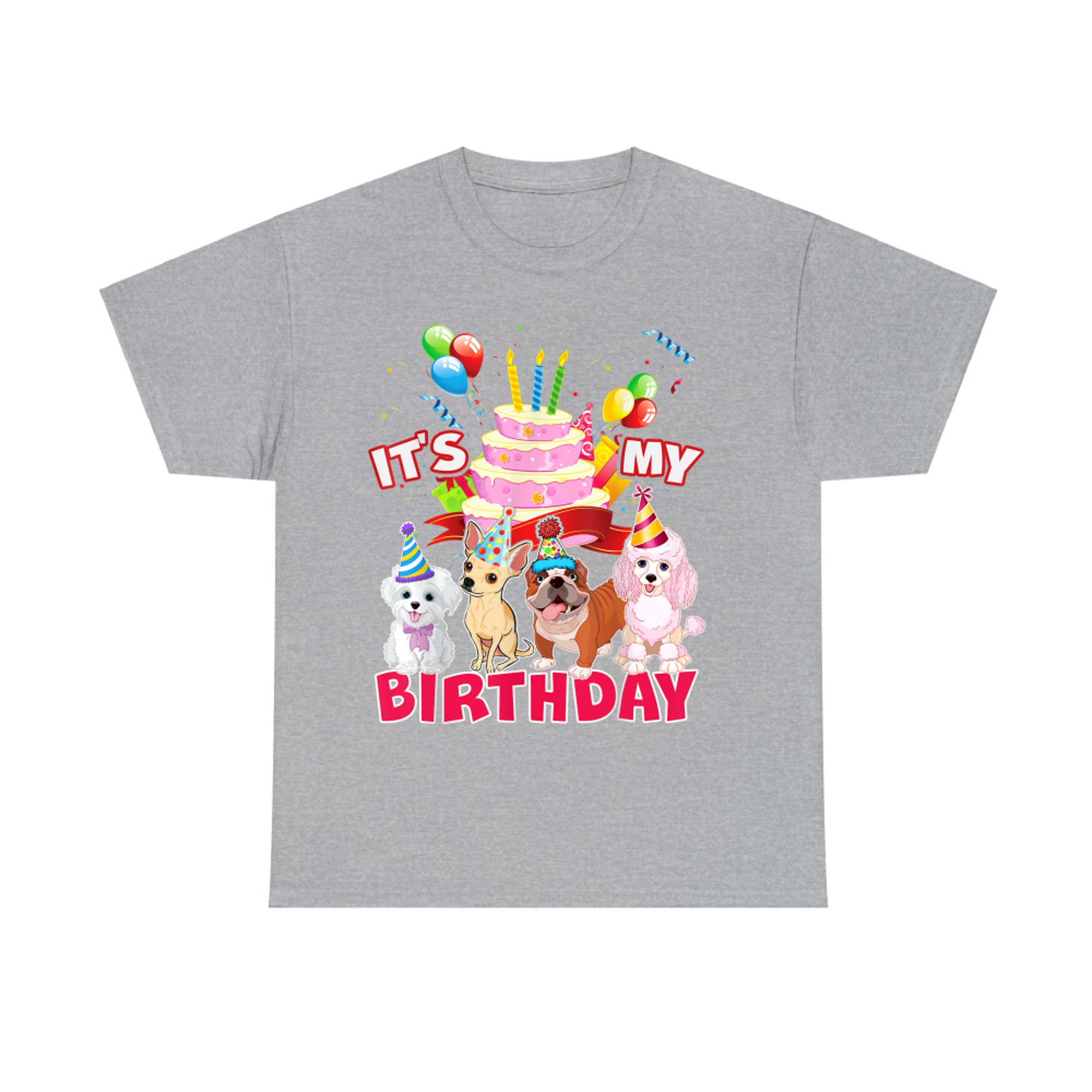 It's My Birthday Cute Dog and Puppy Lover Party Day T-Shirt