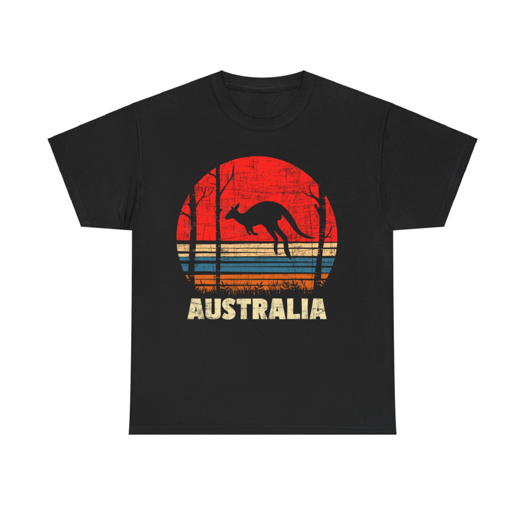 Australia Retro Vintage Animal Marsupial Mammal Zookeeper T-Shirt
