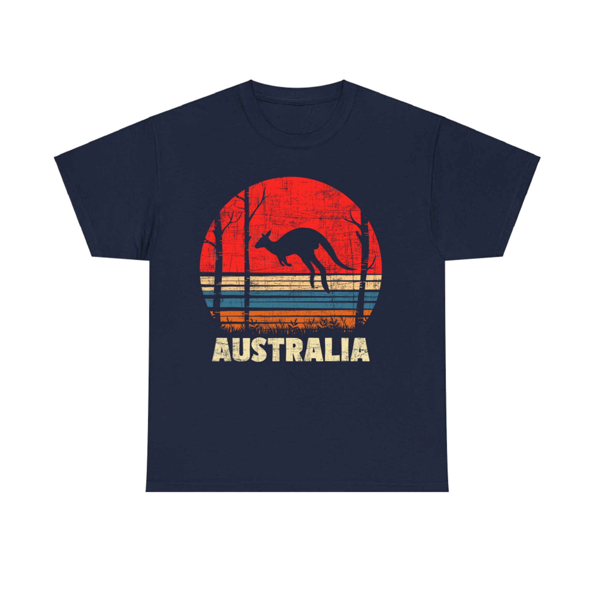 Australia Retro Vintage Animal Marsupial Mammal Zookeeper T-Shirt