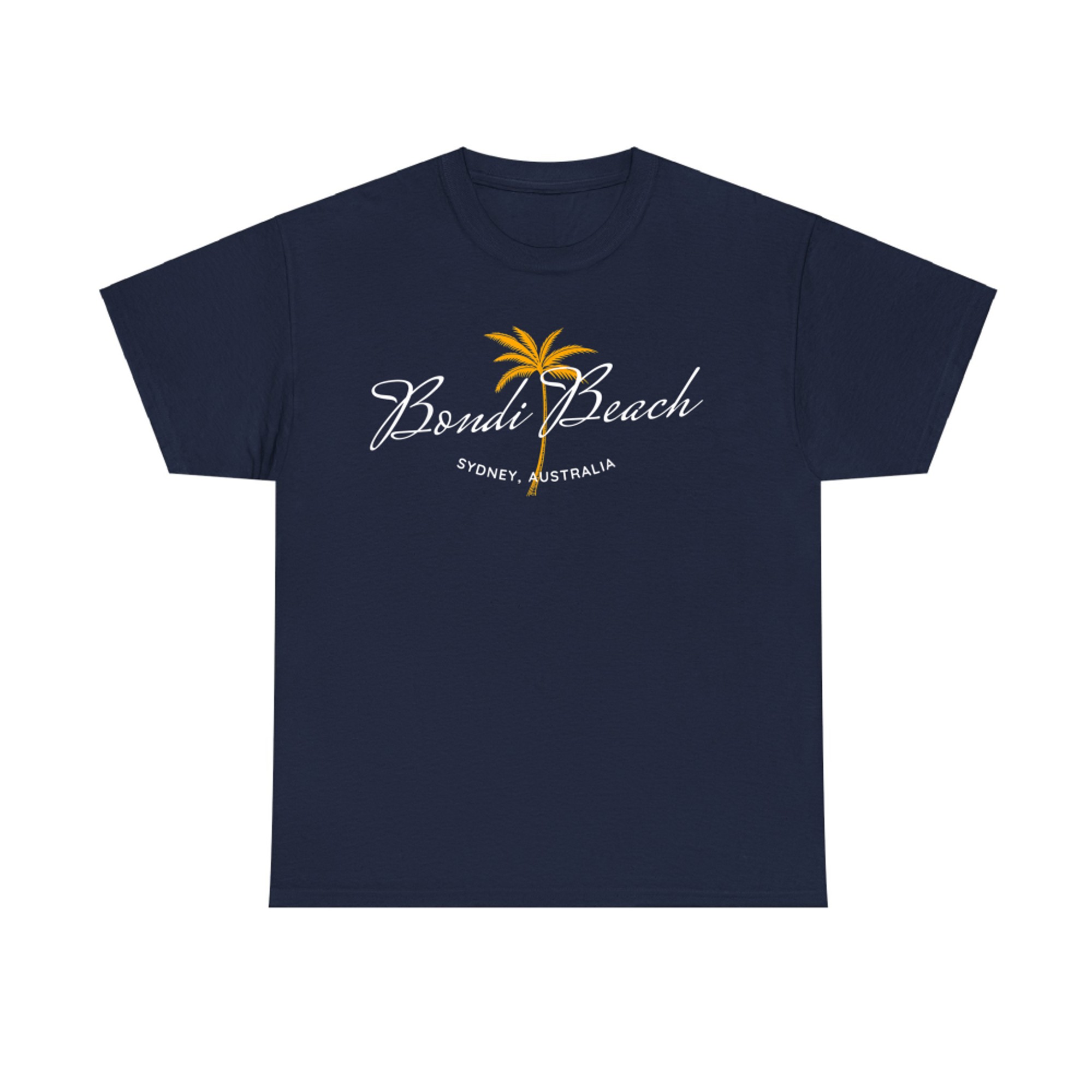 Bondi Beach Sydney Australia Retro Palm Tree T-Shirt