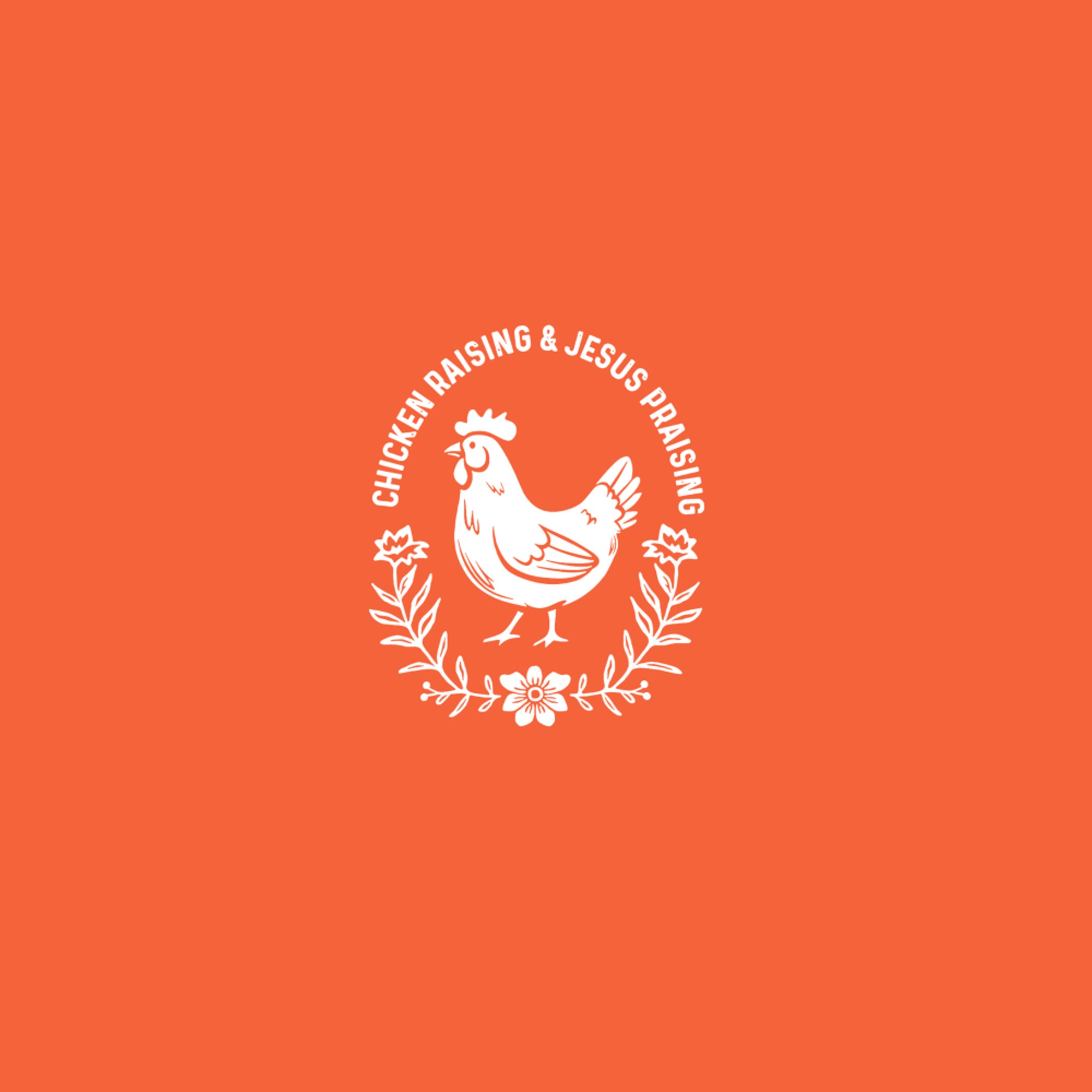 Chicken Raising & Jesus Praising Funny Country Girl Graphic T-Shirt