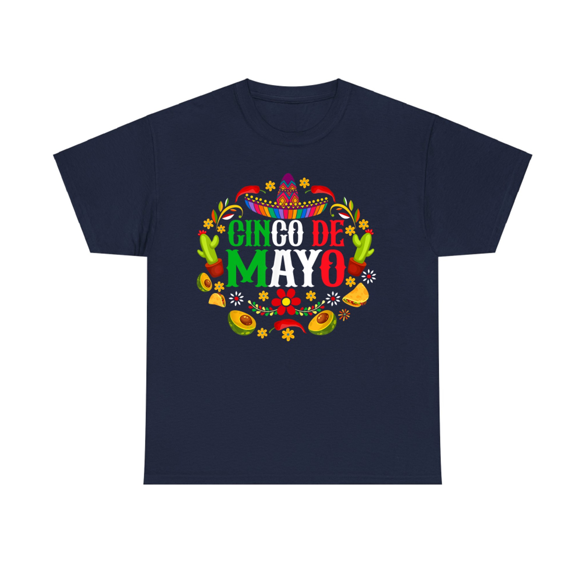 Cinco De Mayo Lets Fiesta Squad De Mayo Mexican T-Shirt