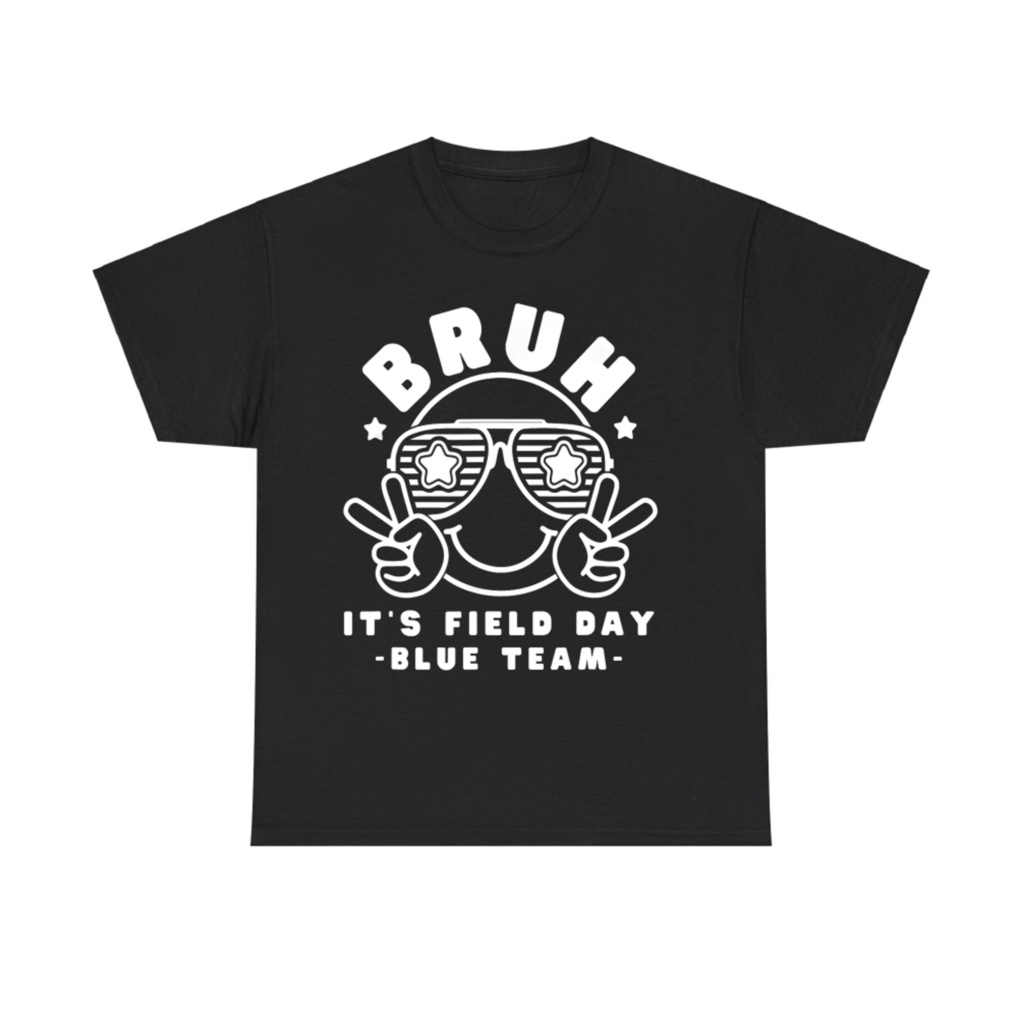 Field Day Blue Team Funny For Teacher Kids Field Day Games T-Shirt
